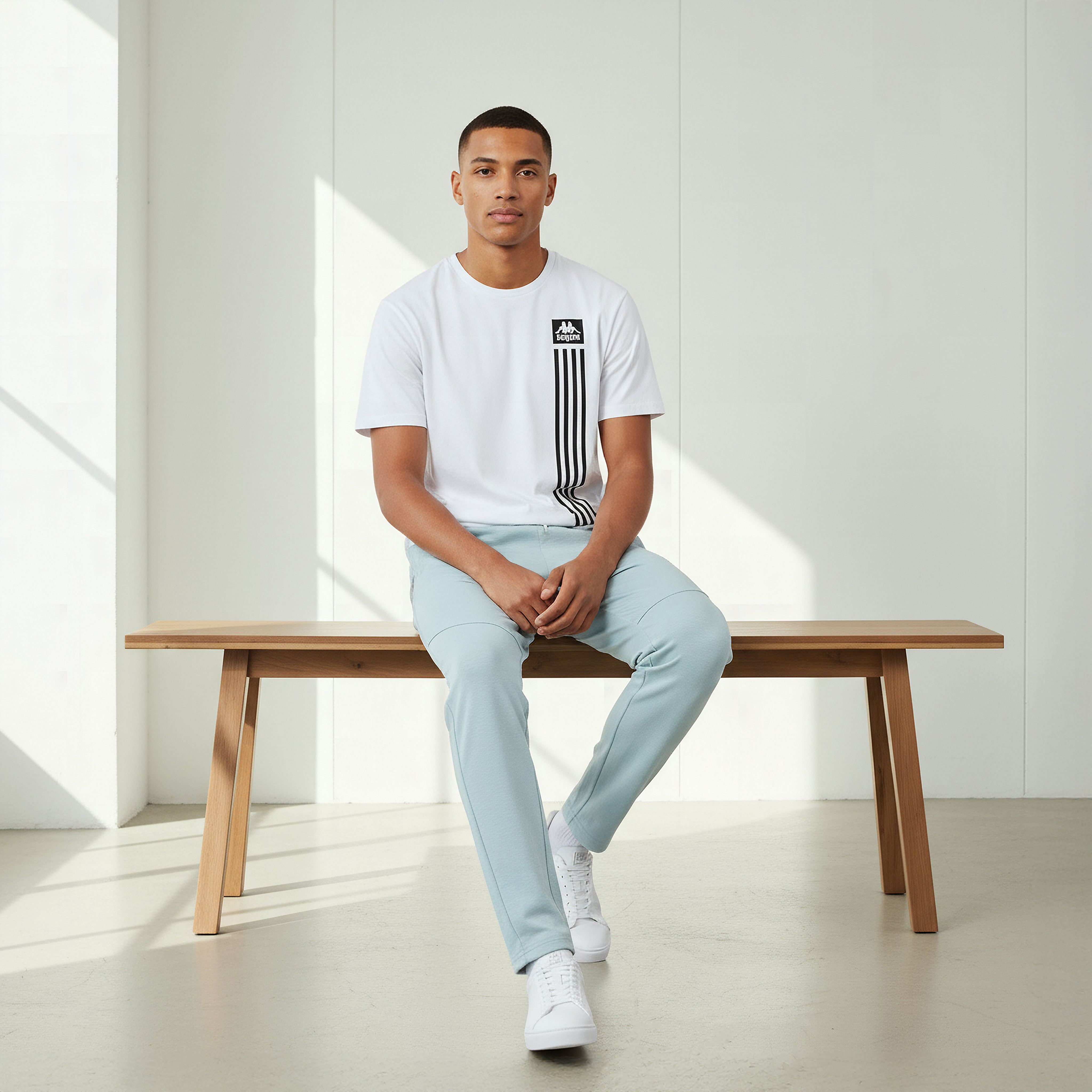 Kappa Men Regular Fit Joggers with Drawstring Waist-men-clothing-sportswearandactivewear-bottoms-joggers-image-5