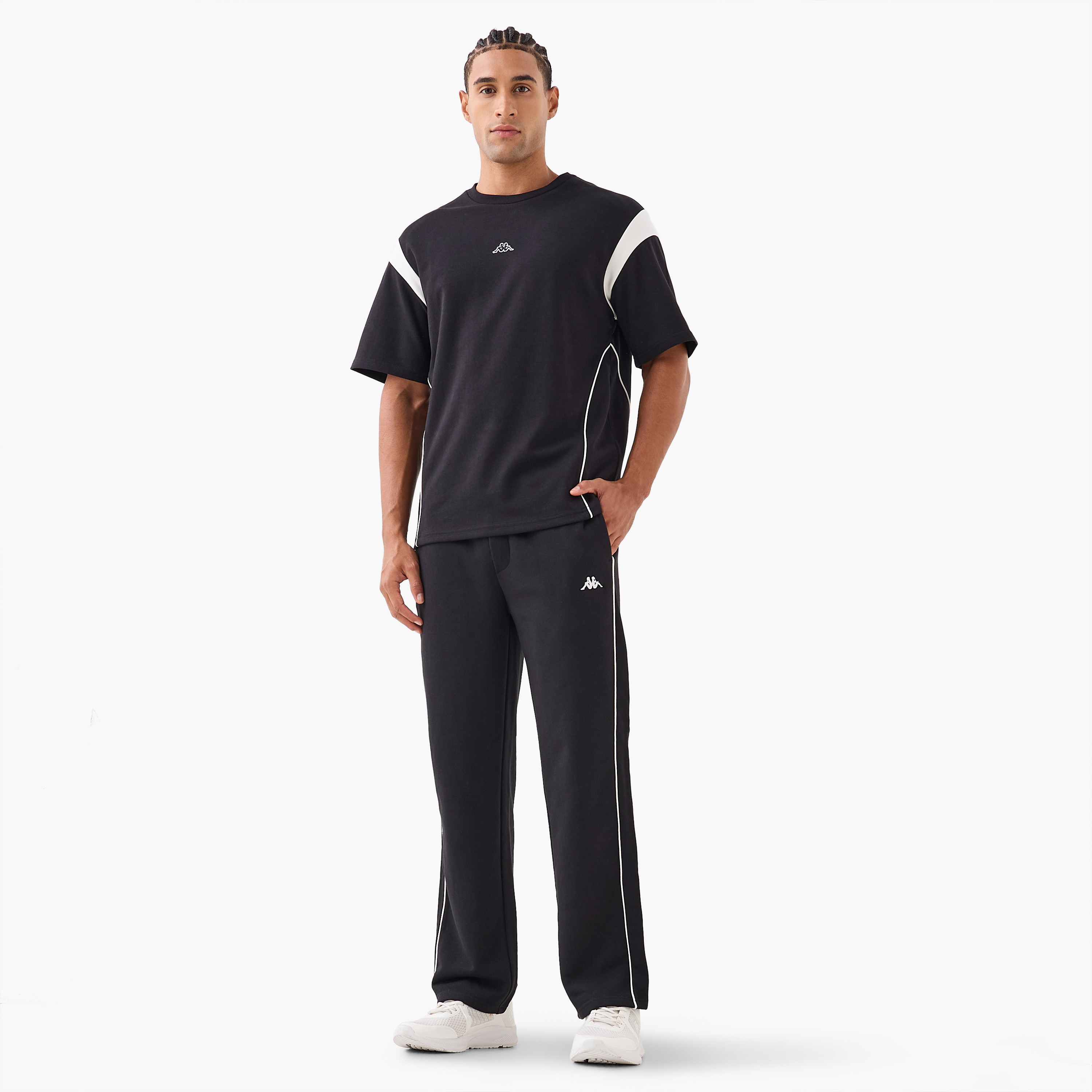 Kappa Men Tape Detail Track Pants-men-clothing-sportswearandactivewear-bottoms-joggers-image-2