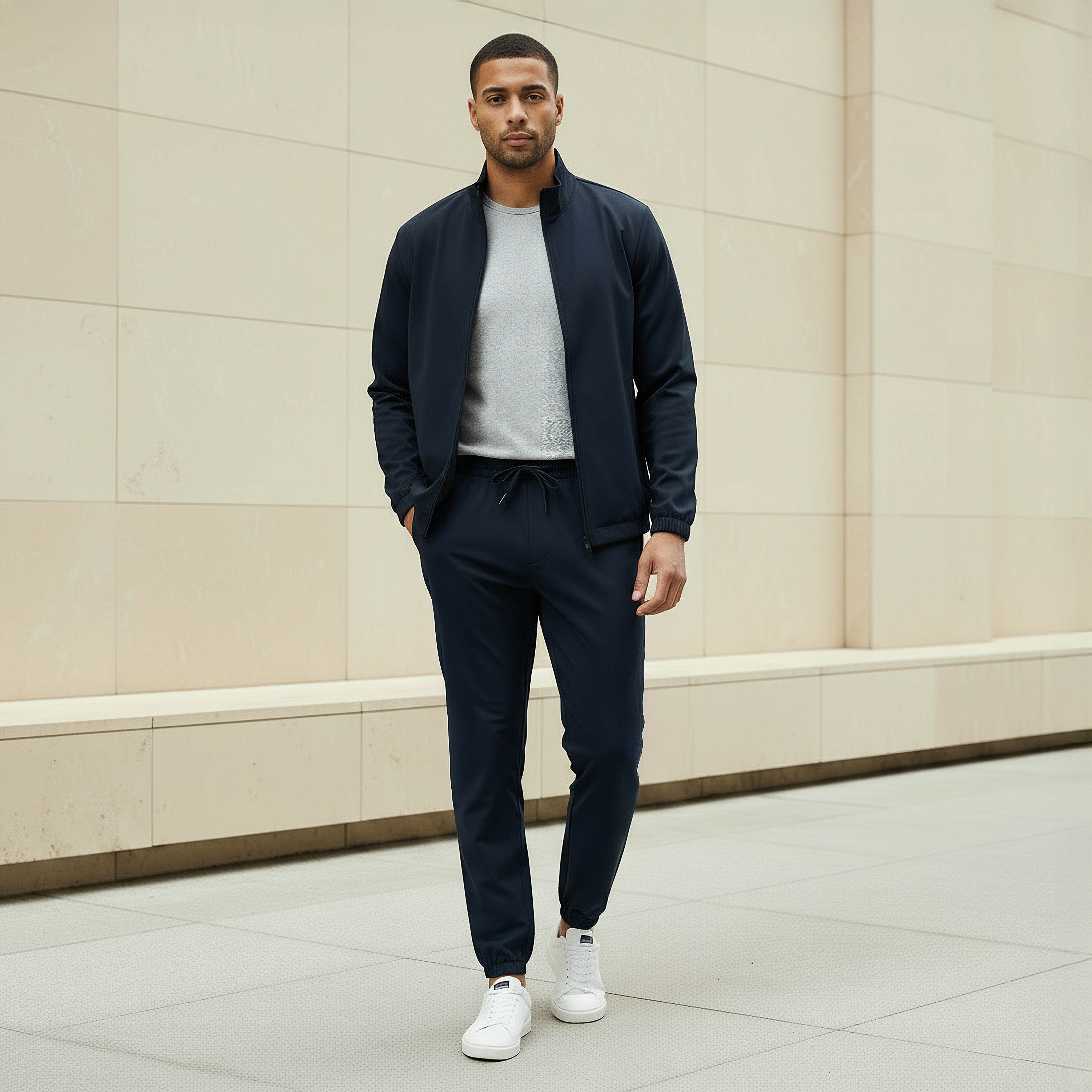 Kappa Men Drawstring Waist Joggers-men-clothing-sportswearandactivewear-bottoms-joggers-image-2