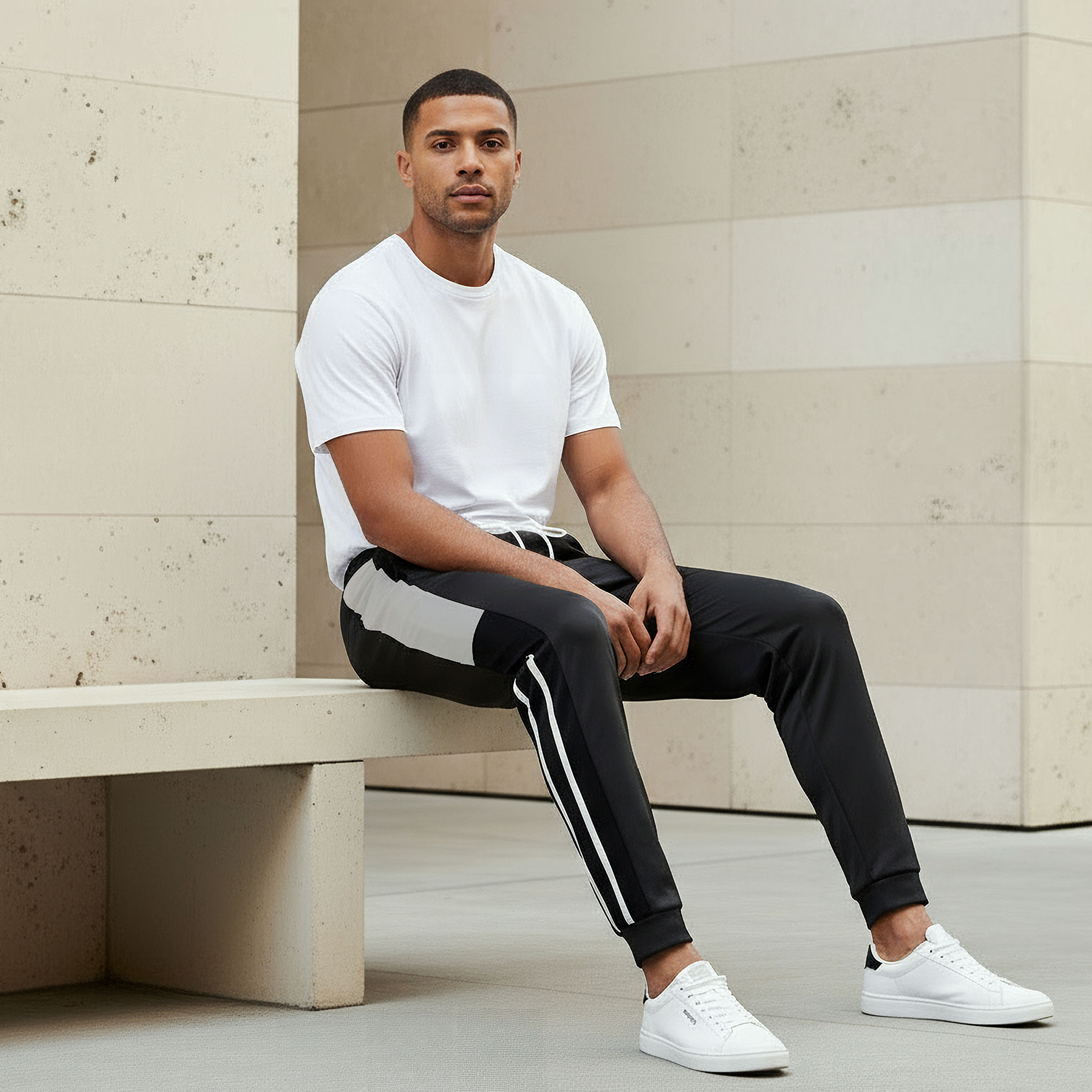 Kappa Men Colourblock Joggers-men-clothing-sportswearandactivewear-bottoms-joggers-image-5