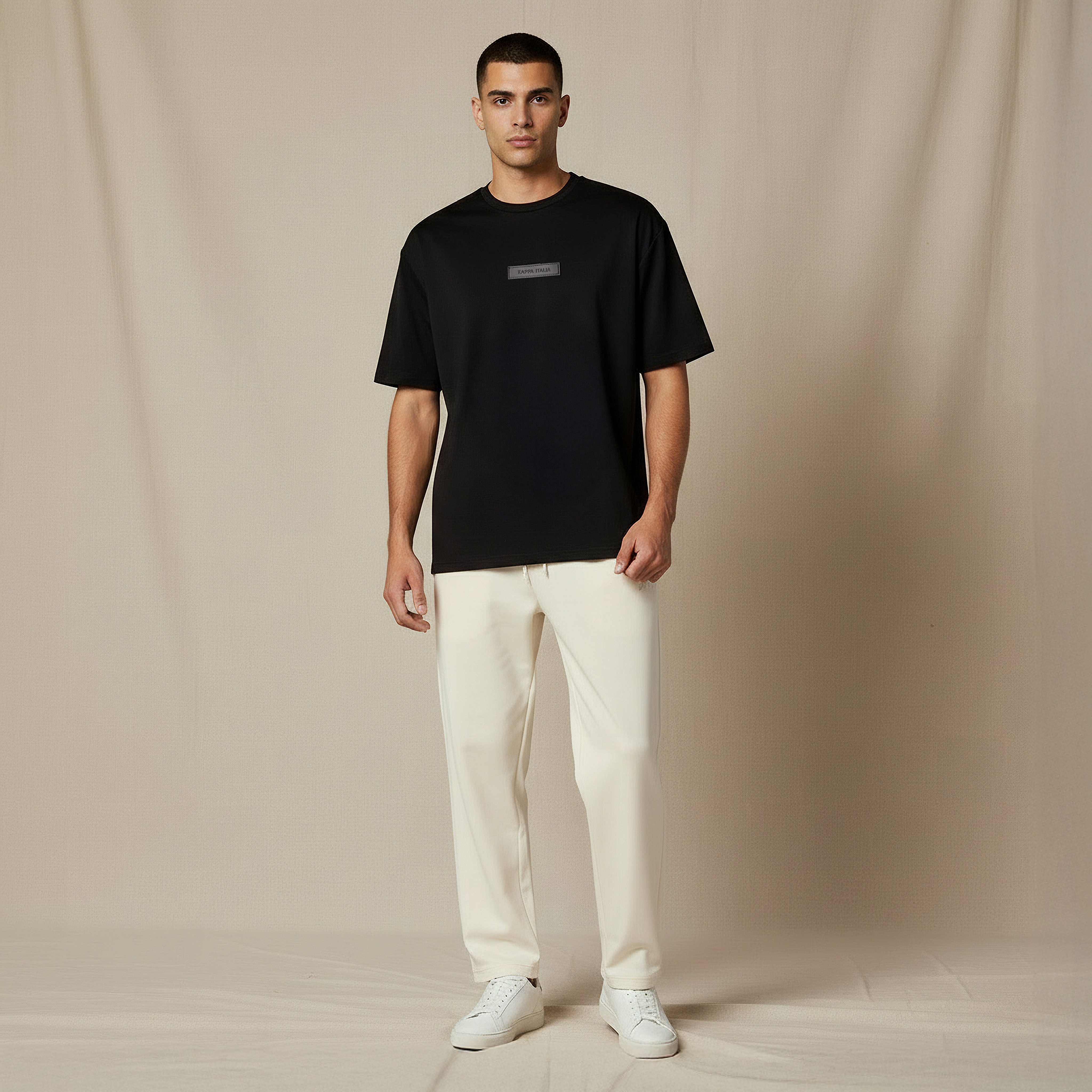 Kappa Men Regular Fit Crew Neck Short Sleeve Logo Applique T-shirt-men-clothing-sportswearandactivewear-tshirtsandpolos-image-5