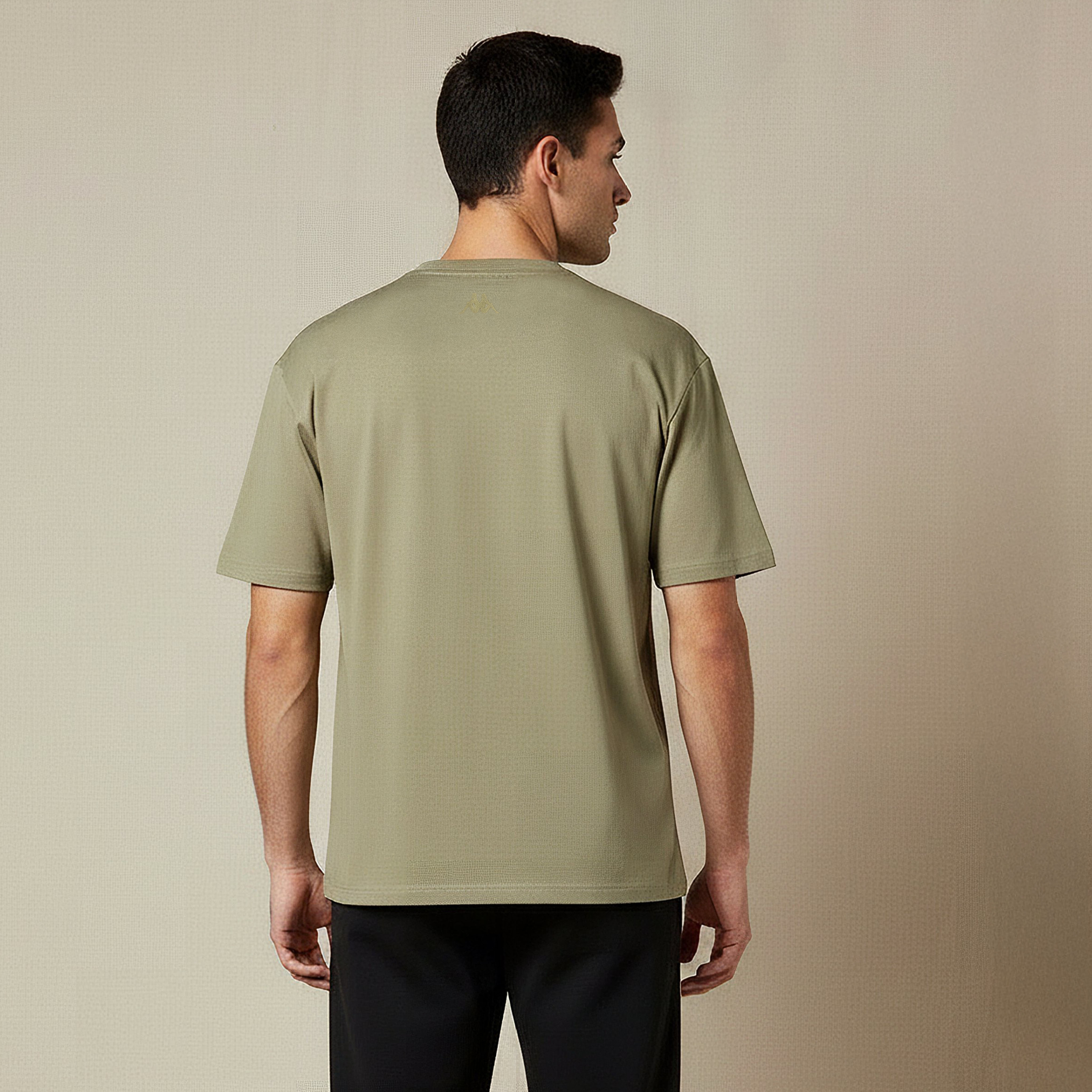 Kappa Men Regular Fit Crew Neck Short Sleeve Logo Applique T-shirt-men-clothing-sportswearandactivewear-tshirtsandpolos-image-3