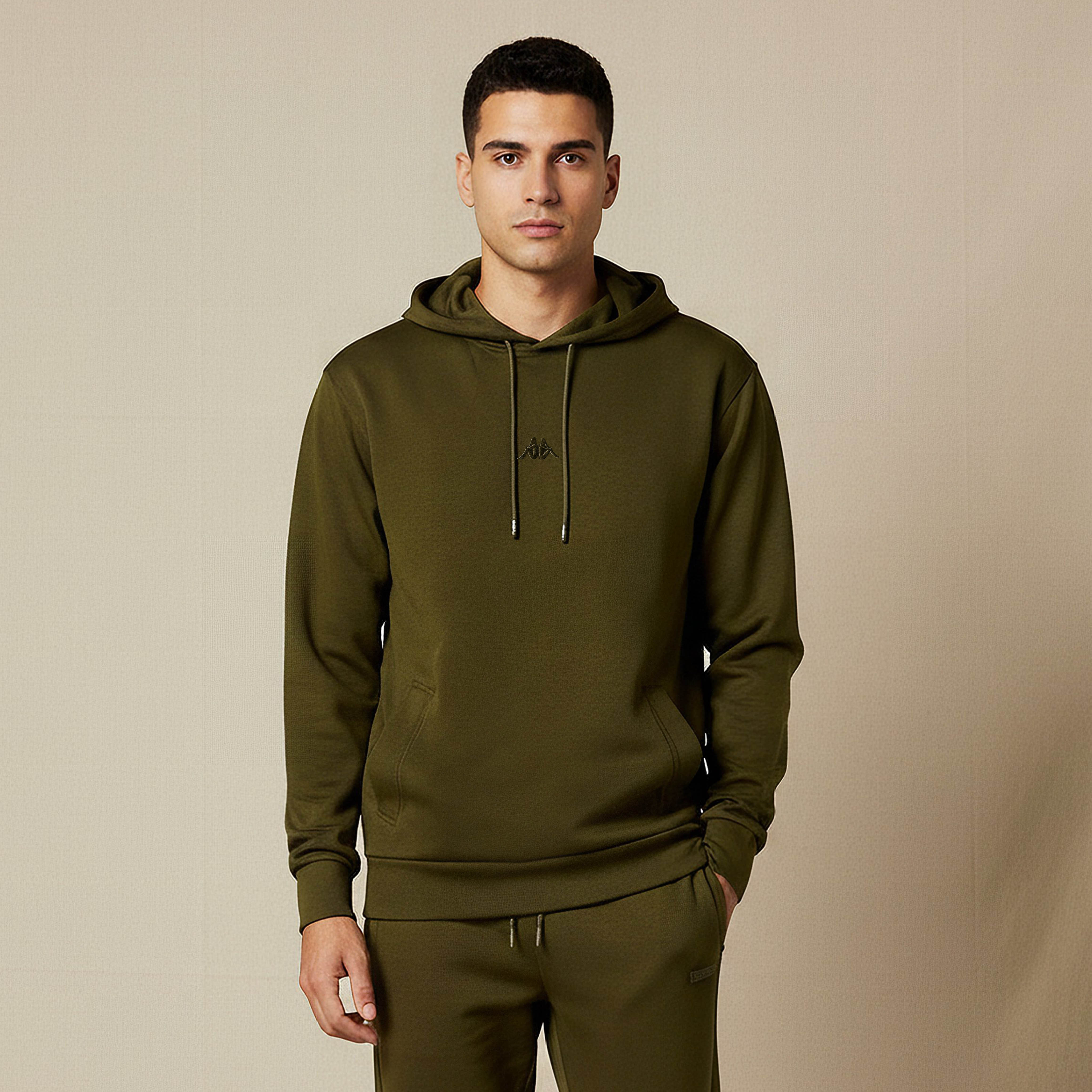 Kappa Men Soft Touch Hooded Sweatshirt-men-winterwear-hoodiesandsweatshirts-image-1