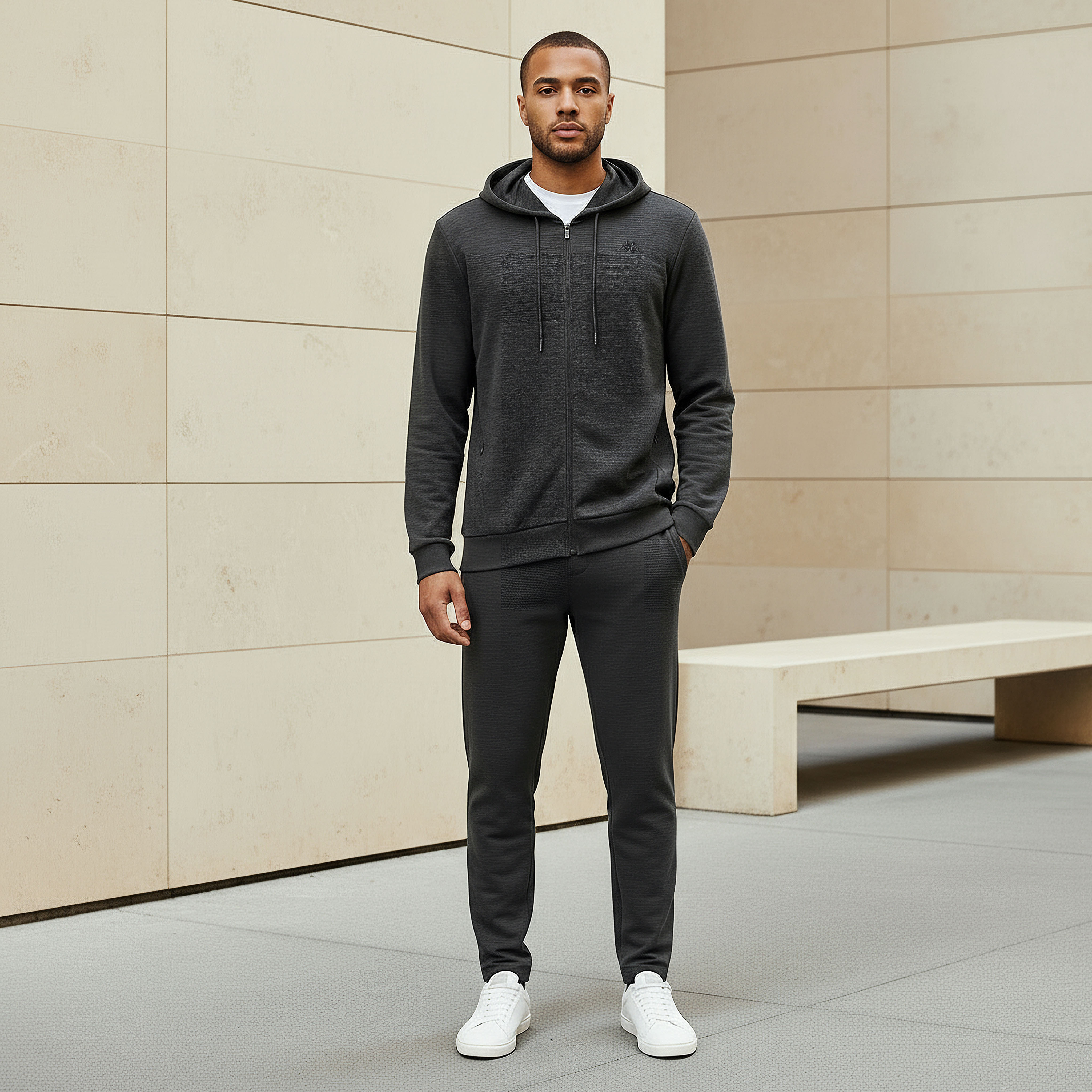 Kappa Men Zip Through Hoodie-men-winterwear-hoodiesandsweatshirts-image-2