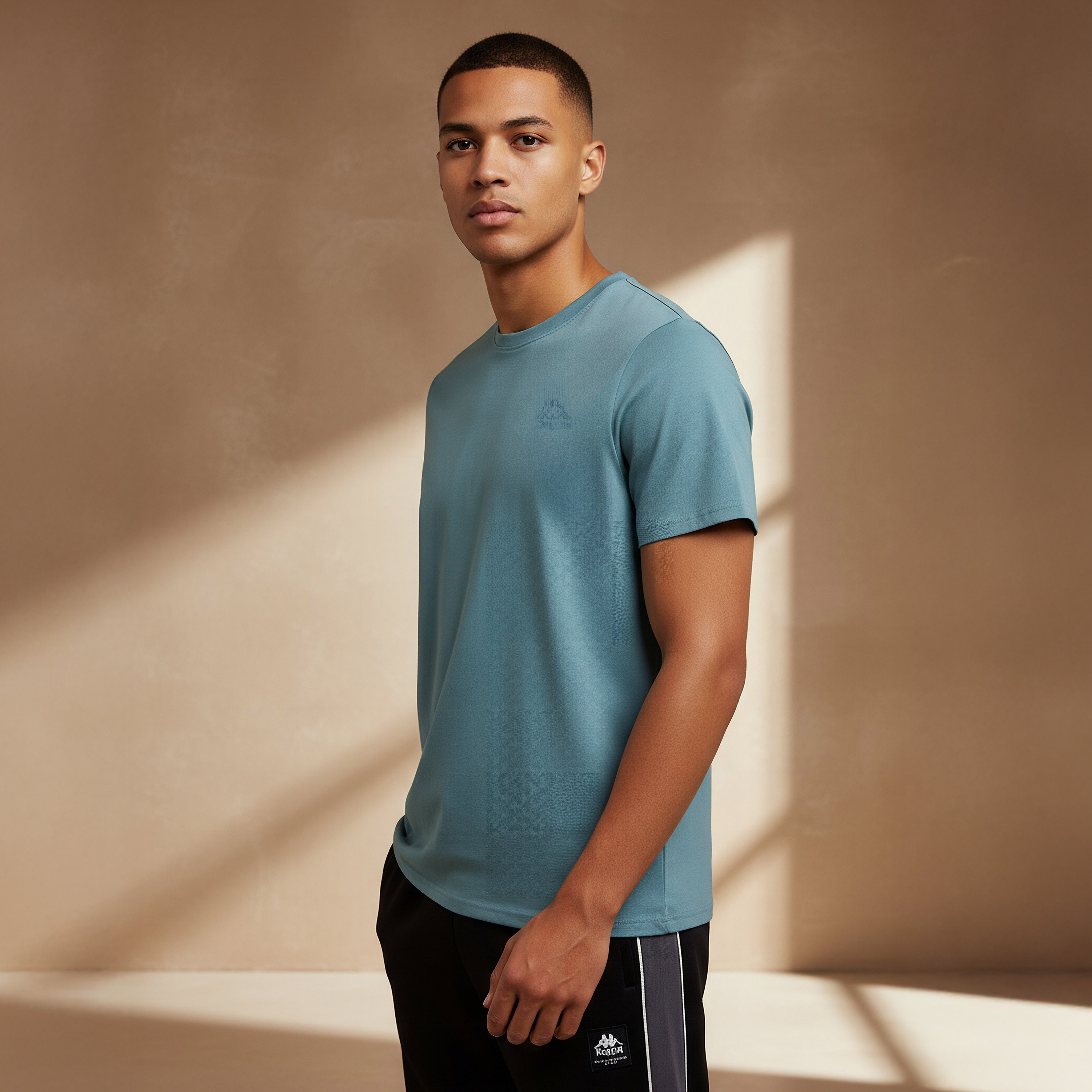 Kappa Men Logo Print T-shirt-men-clothing-sportswearandactivewear-tshirtsandpolos-image-1