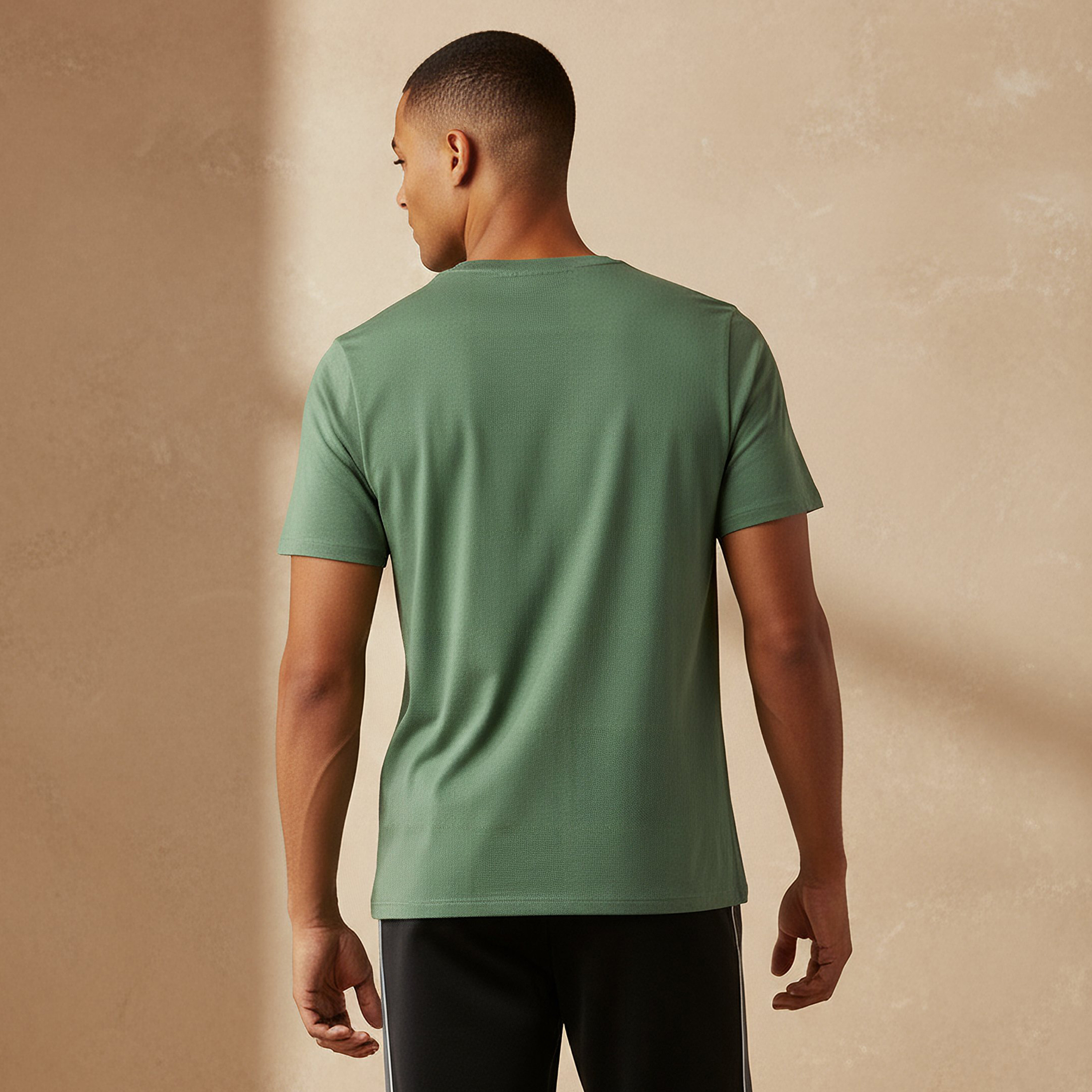 Kappa Men Logo Print T-shirt-men-clothing-sportswearandactivewear-tshirtsandpolos-image-3