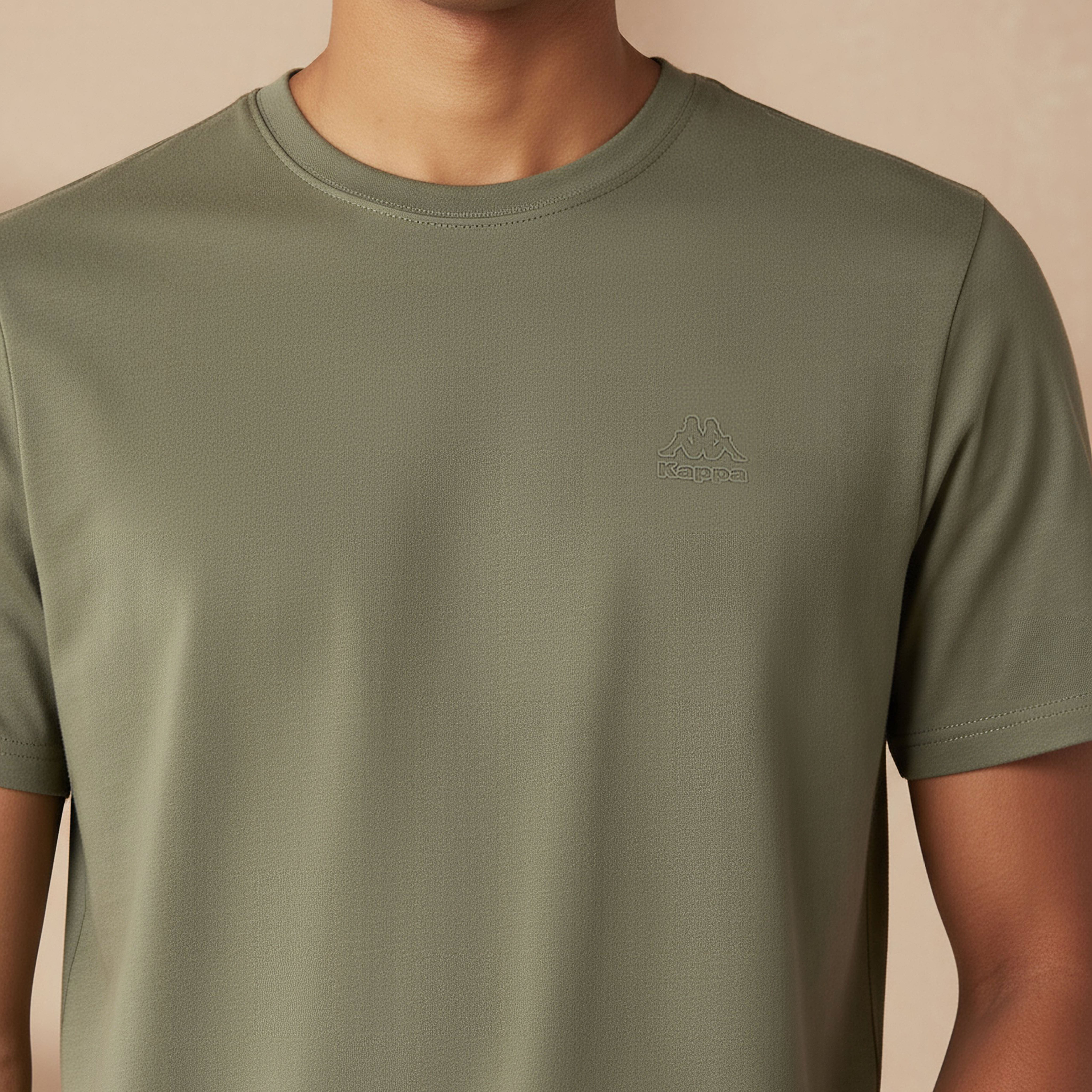 Kappa Men Logo Print T-shirt-men-clothing-sportswearandactivewear-tshirtsandpolos-image-4