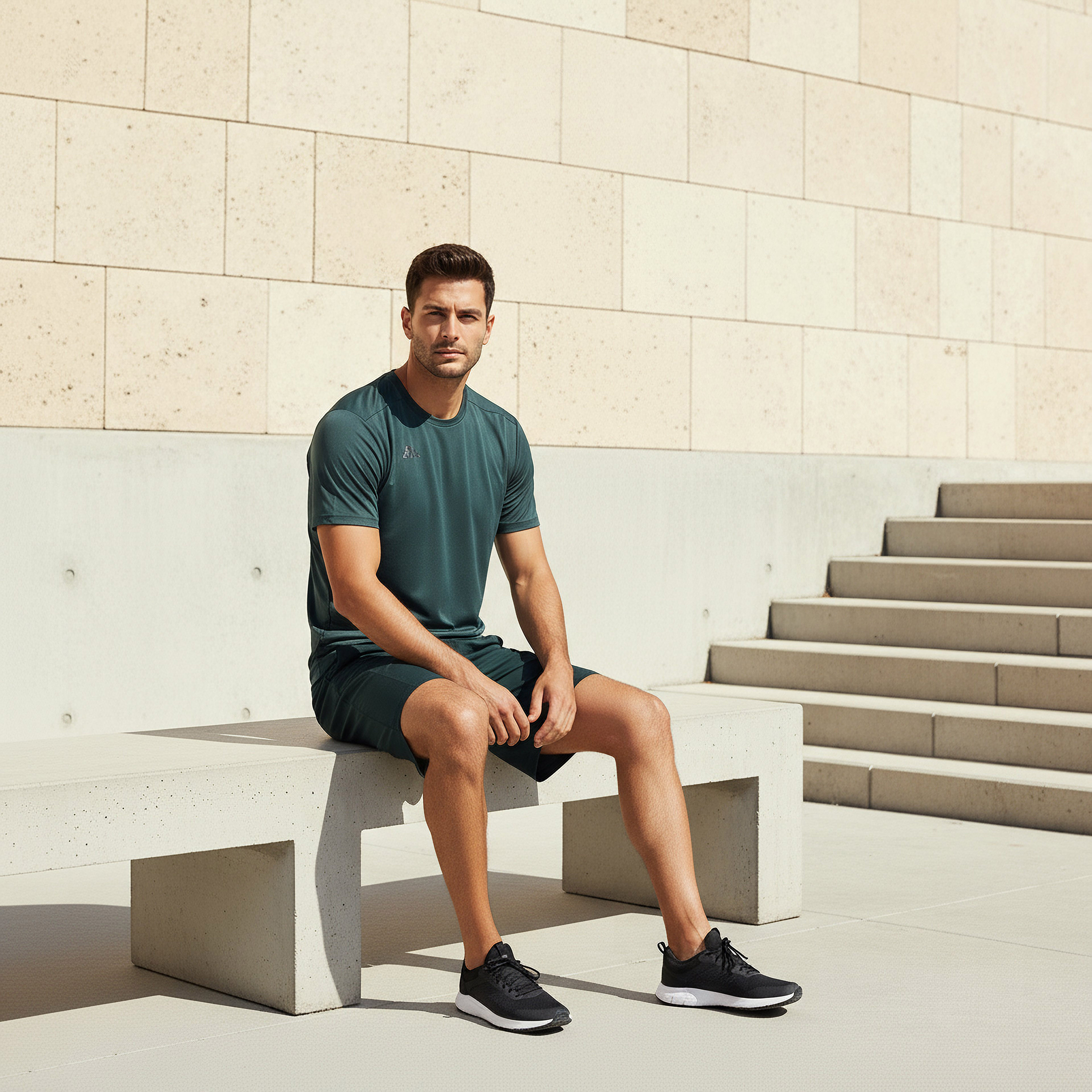 Kappa Regular Fit Shorts with Mesh Panel-men-clothing-bottoms-shorts-image-5