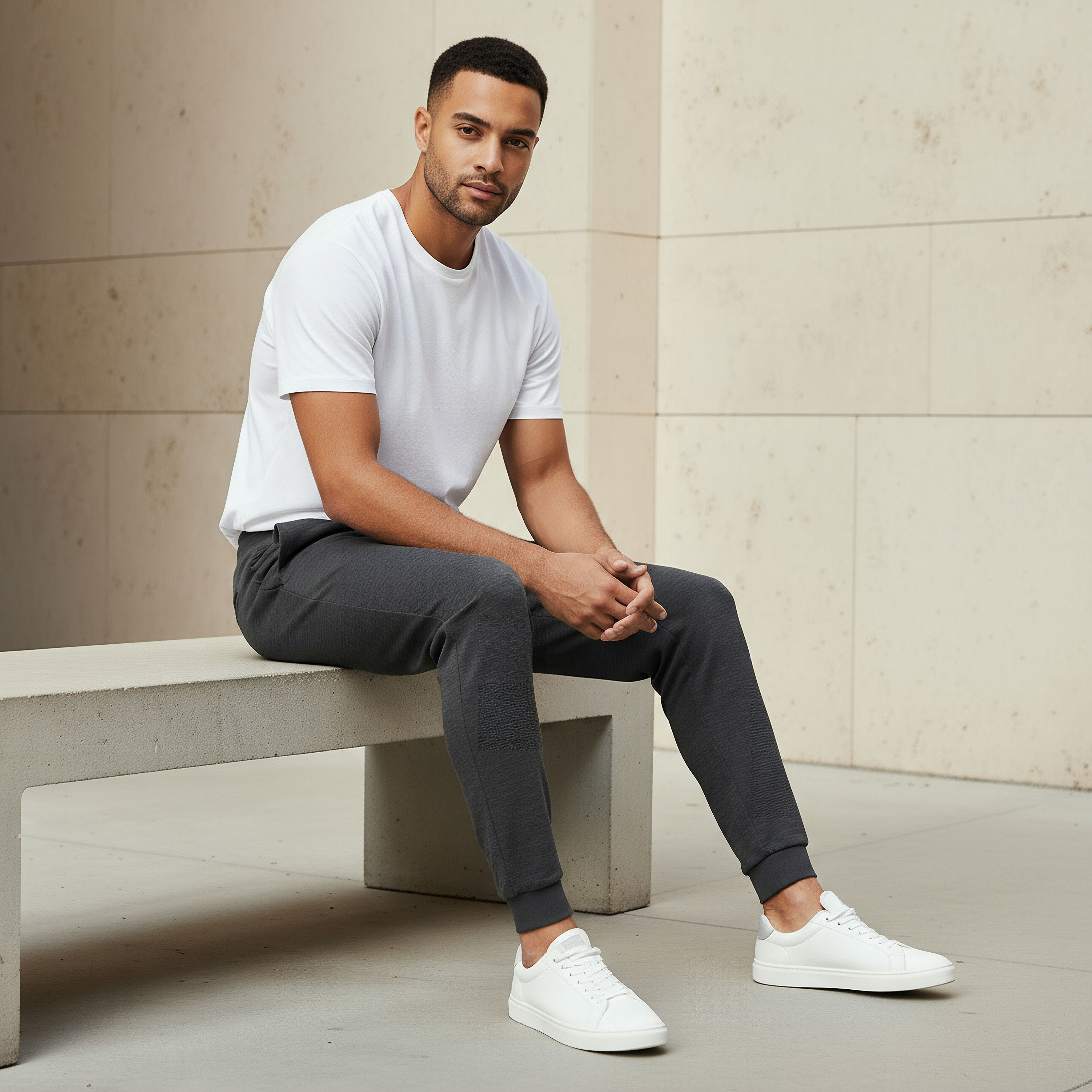 Kappa Men Drawstring Waist Joggers-men-clothing-sportswearandactivewear-bottoms-joggers-image-5
