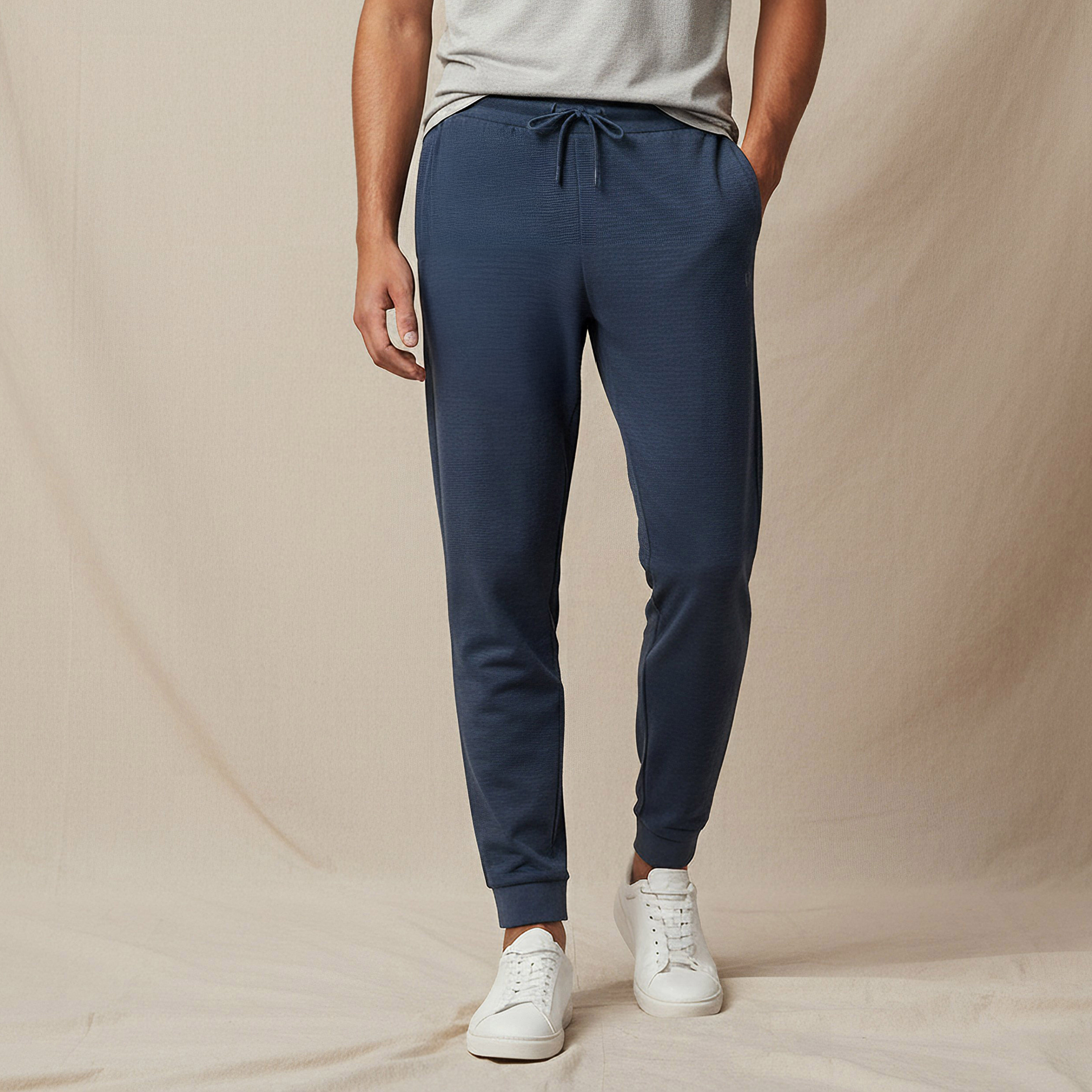 Kappa Men Joggers with Drawstring Waist-men-clothing-sportswearandactivewear-bottoms-joggers-image-1