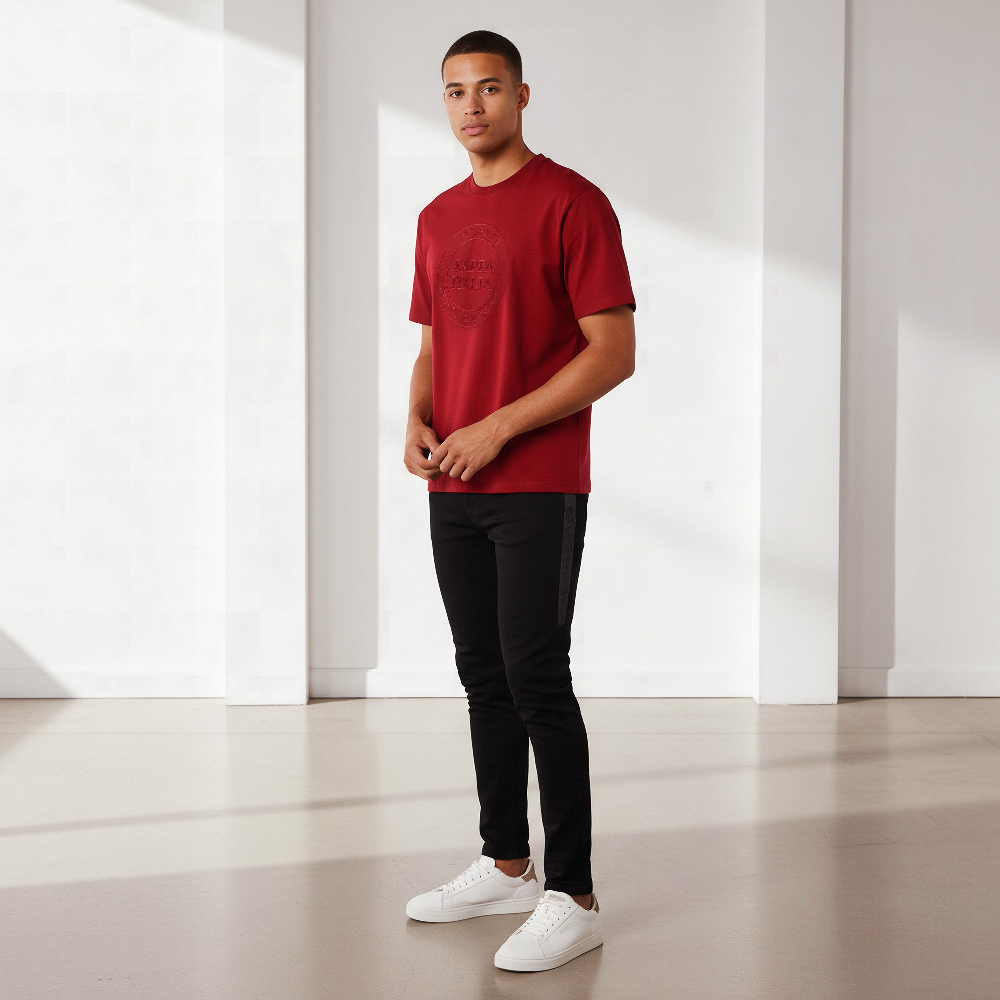 Kappa Men Logo Embroidered T-shirt-men-clothing-sportswearandactivewear-tshirtsandpolos-image-2