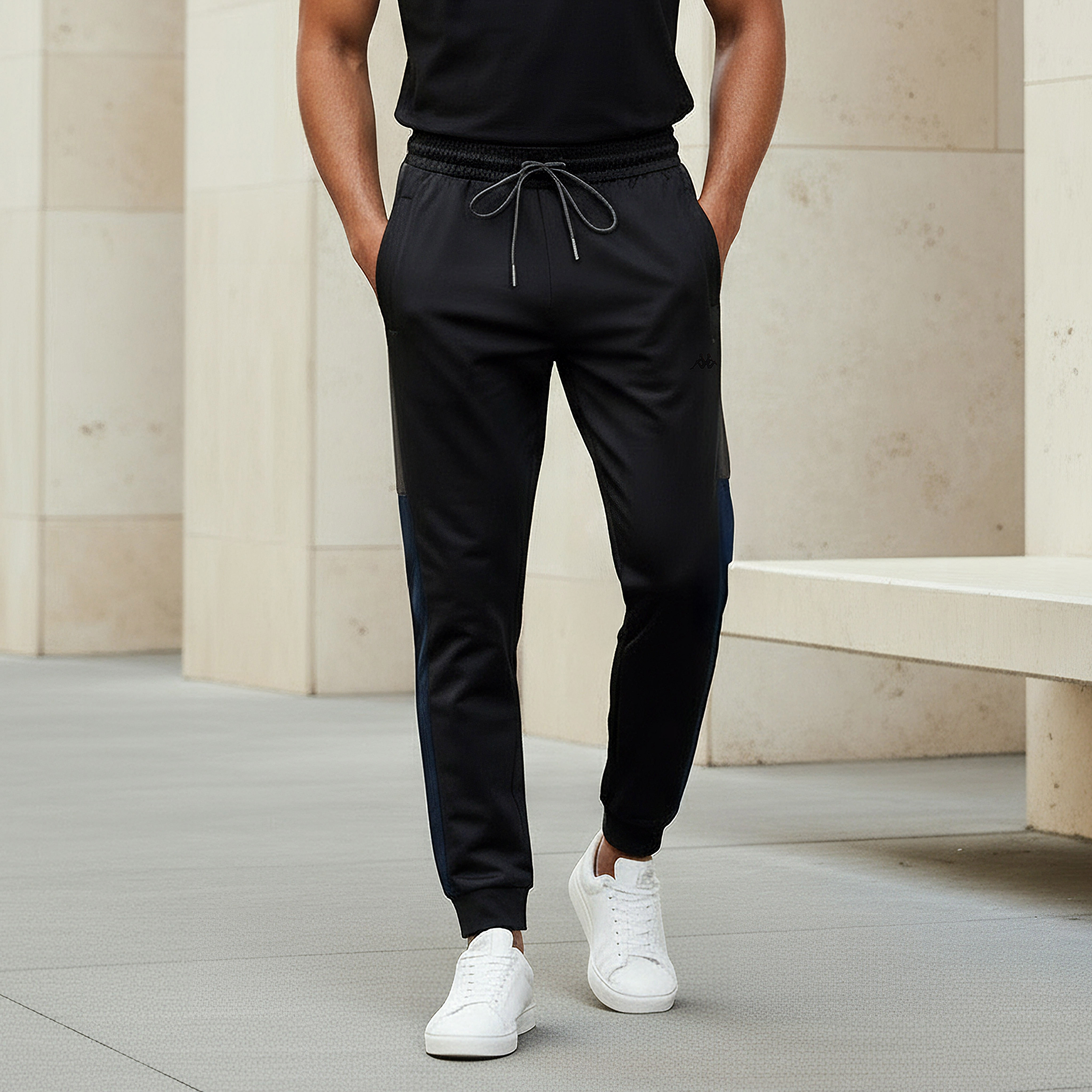 Kappa Men Colourblock Joggers-men-clothing-sportswearandactivewear-bottoms-joggers-image-1