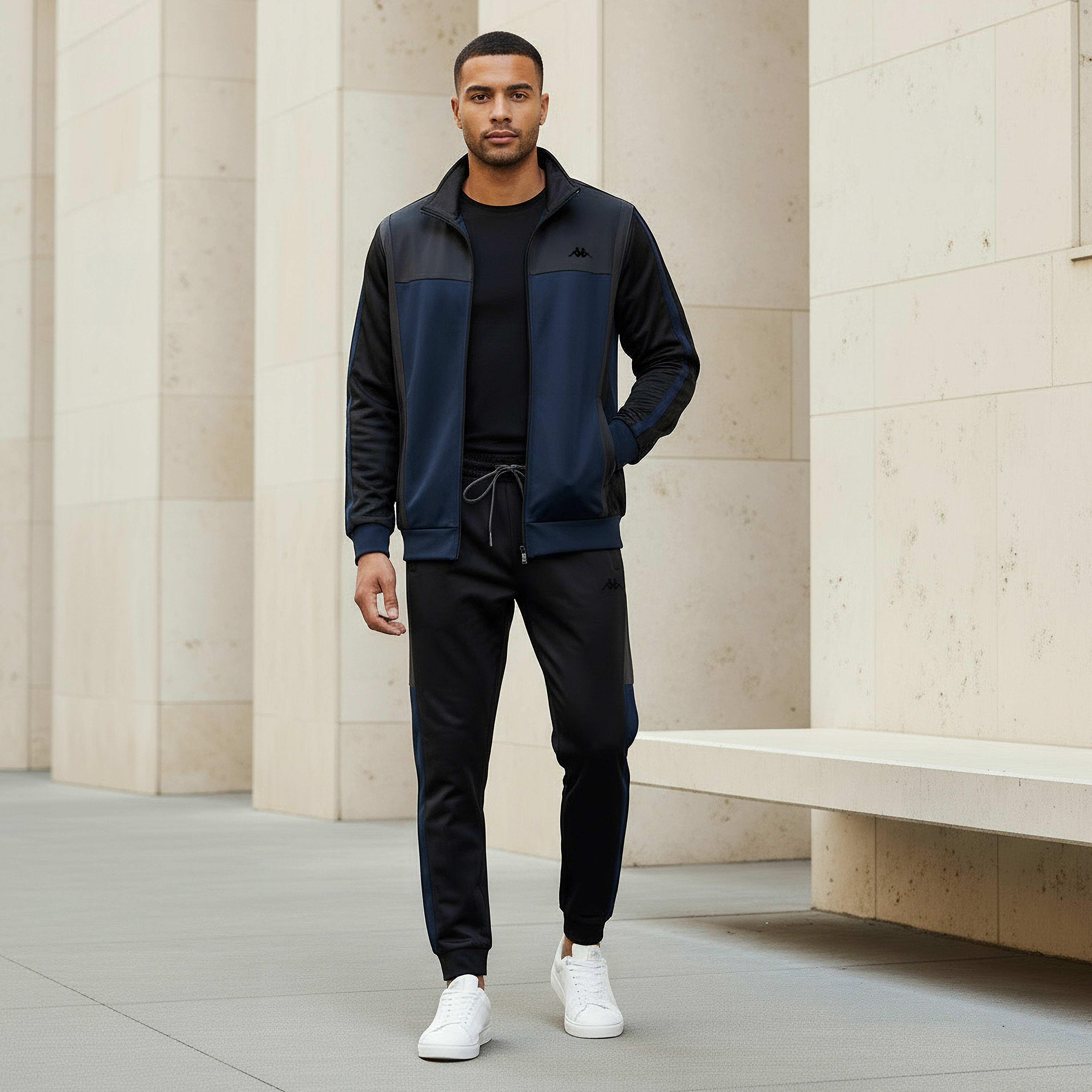 Kappa Men Colourblock Joggers-men-clothing-sportswearandactivewear-bottoms-joggers-image-2