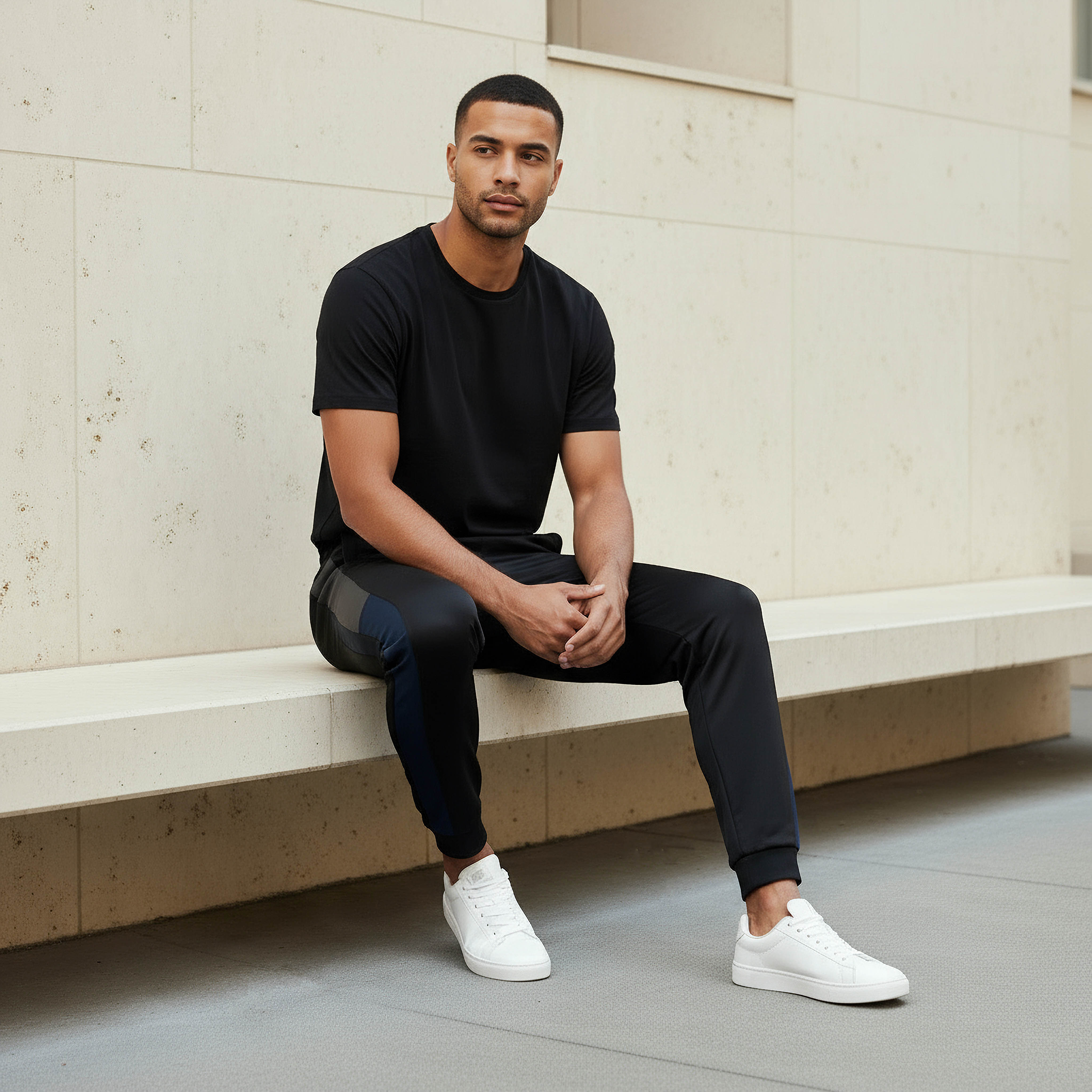 Kappa Men Colourblock Joggers-men-clothing-sportswearandactivewear-bottoms-joggers-image-5