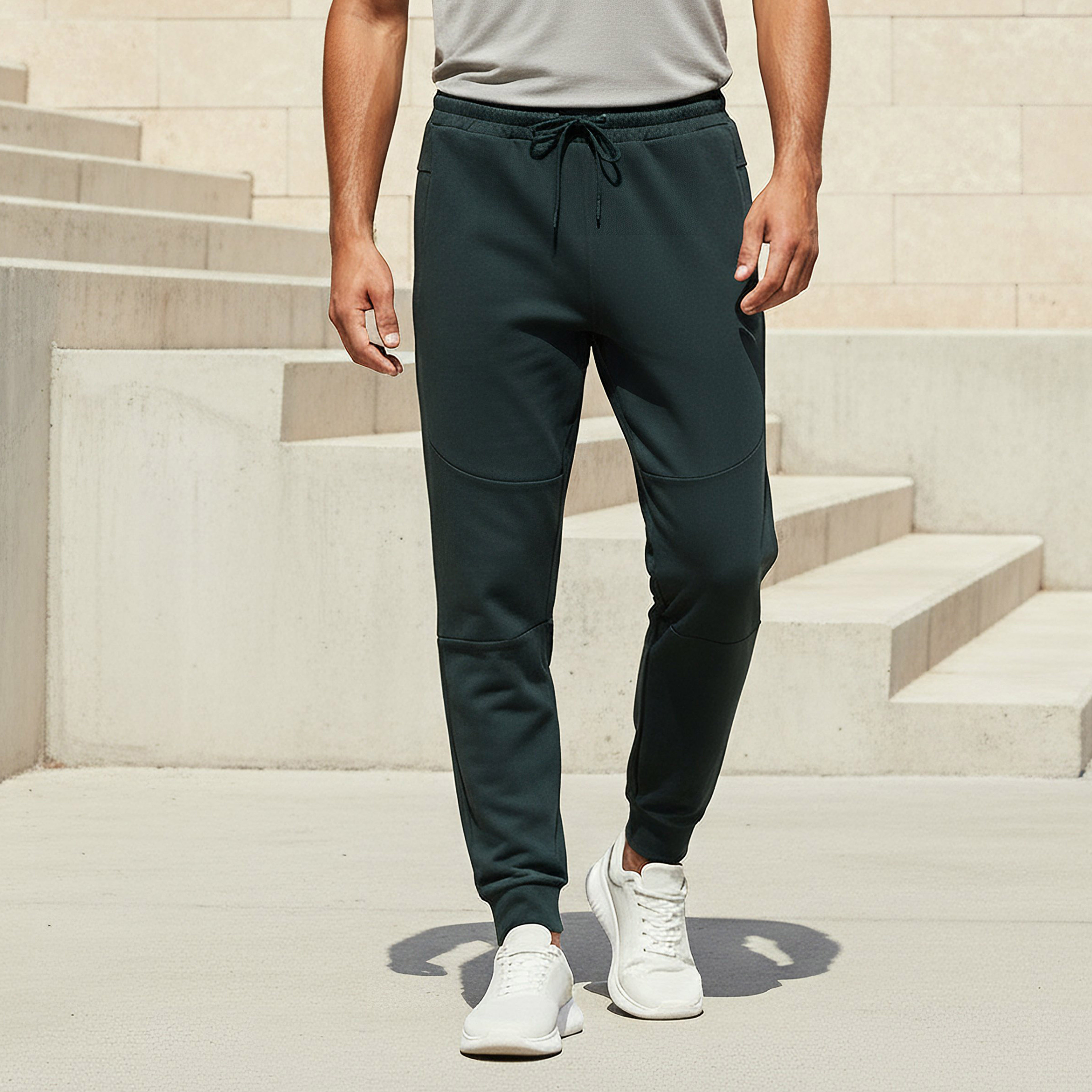 Kappa Men Drawstring Waist Joggers-men-clothing-sportswearandactivewear-bottoms-joggers-image-1
