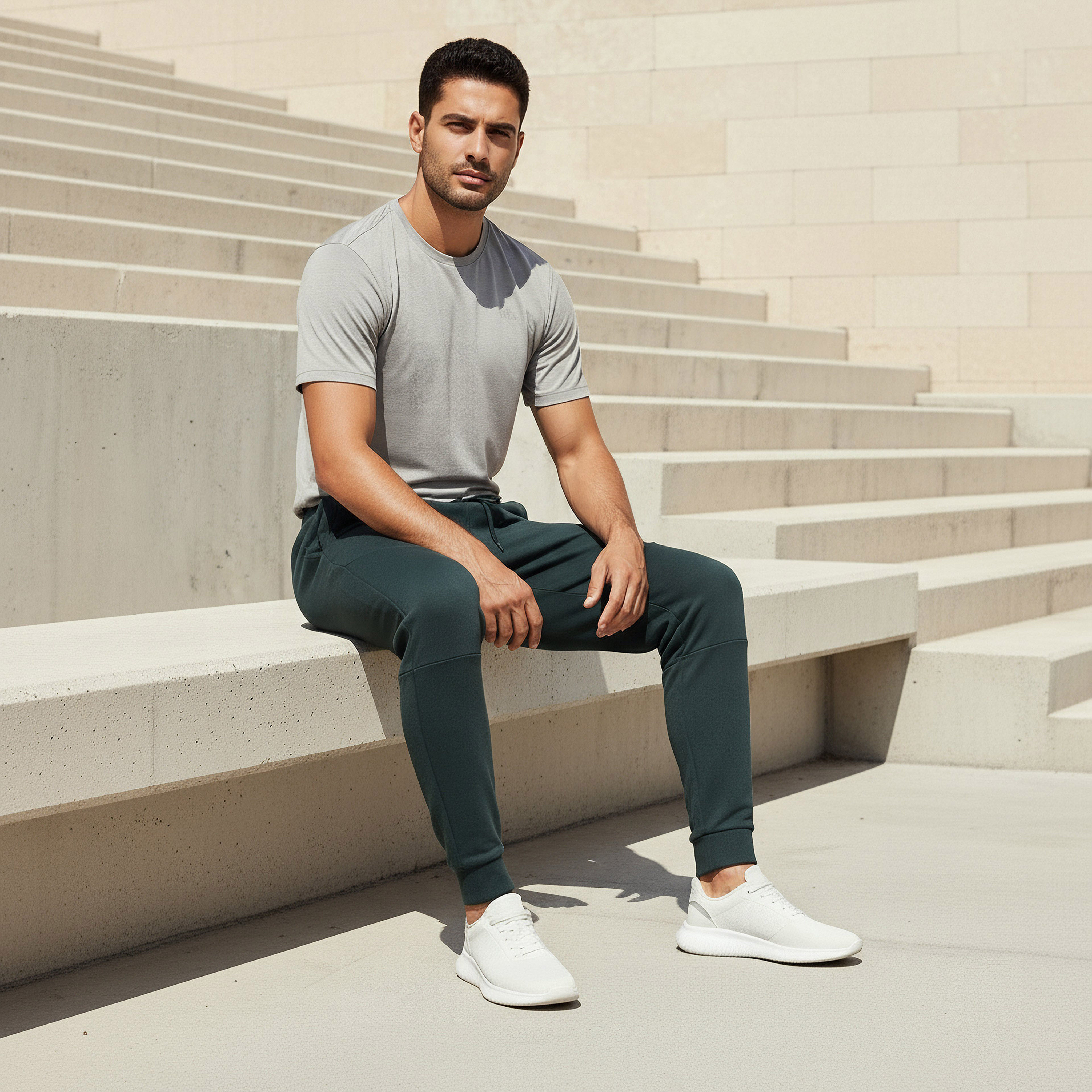 Kappa Men Drawstring Waist Joggers-men-clothing-sportswearandactivewear-bottoms-joggers-image-5