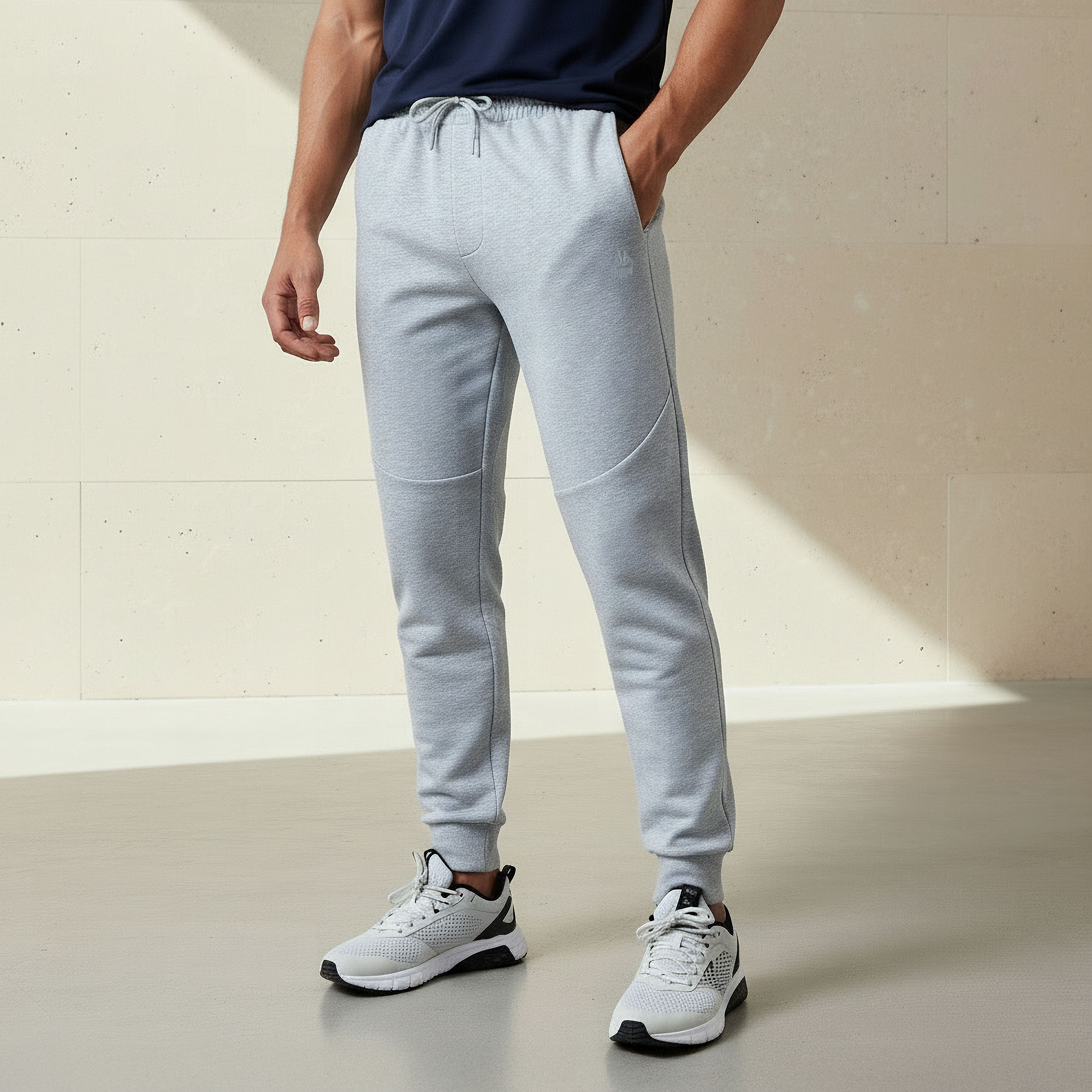 Kappa Men Drawstring Waist Joggers-men-clothing-sportswearandactivewear-bottoms-joggers-image-1
