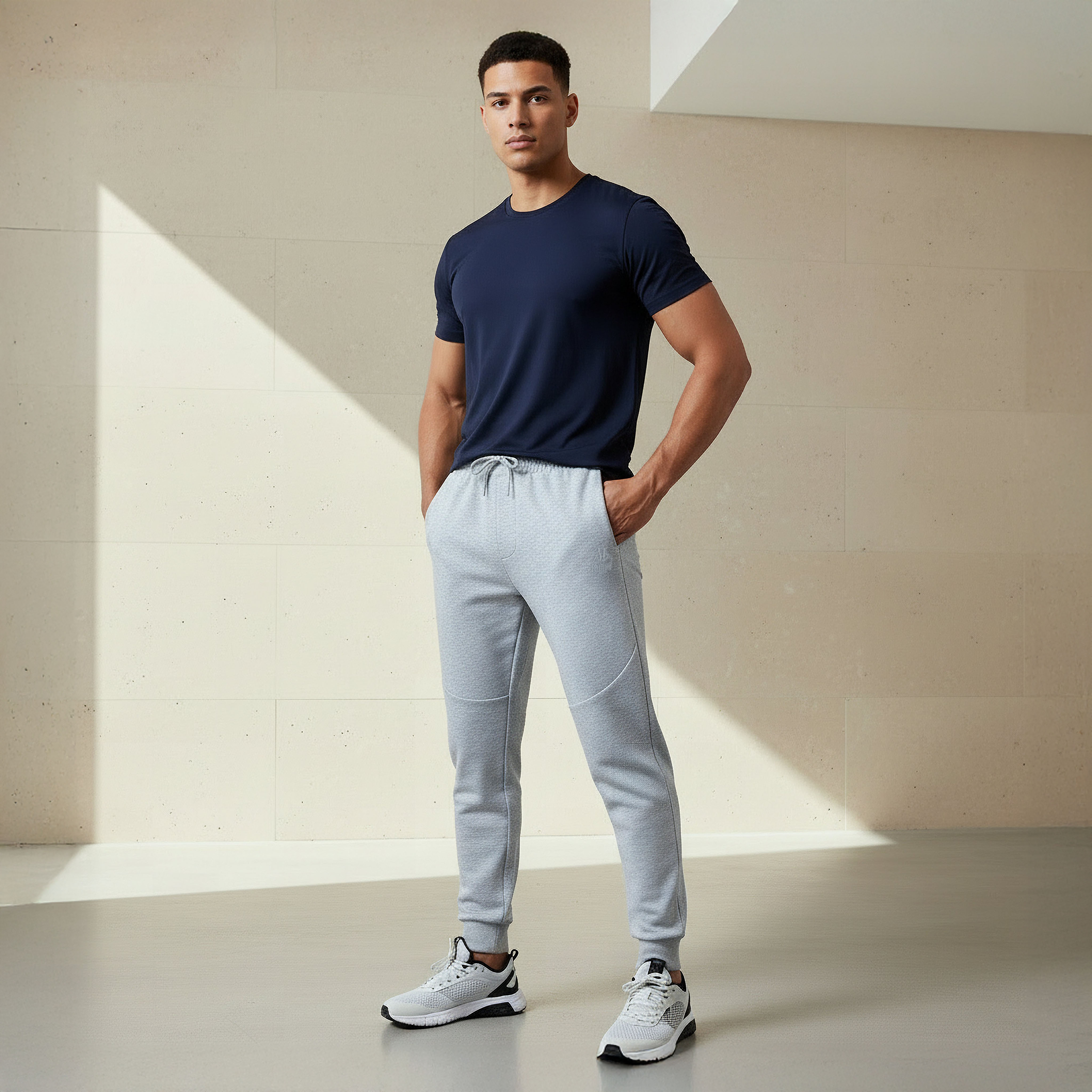 Kappa Men Drawstring Waist Joggers-men-clothing-sportswearandactivewear-bottoms-joggers-image-5