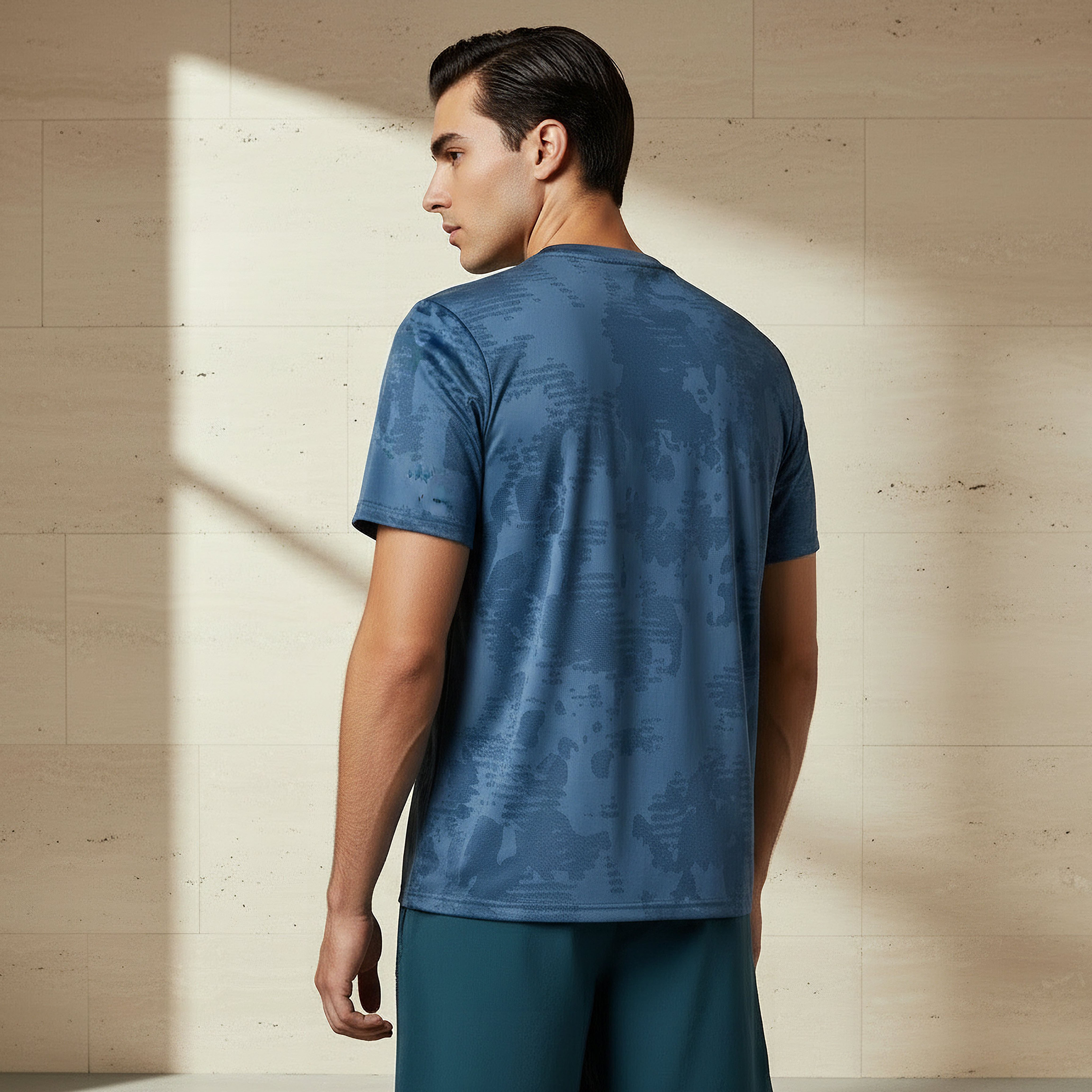 Kappa Men Performance Textured T-shirt-men-clothing-sportswearandactivewear-tshirtsandpolos-image-3