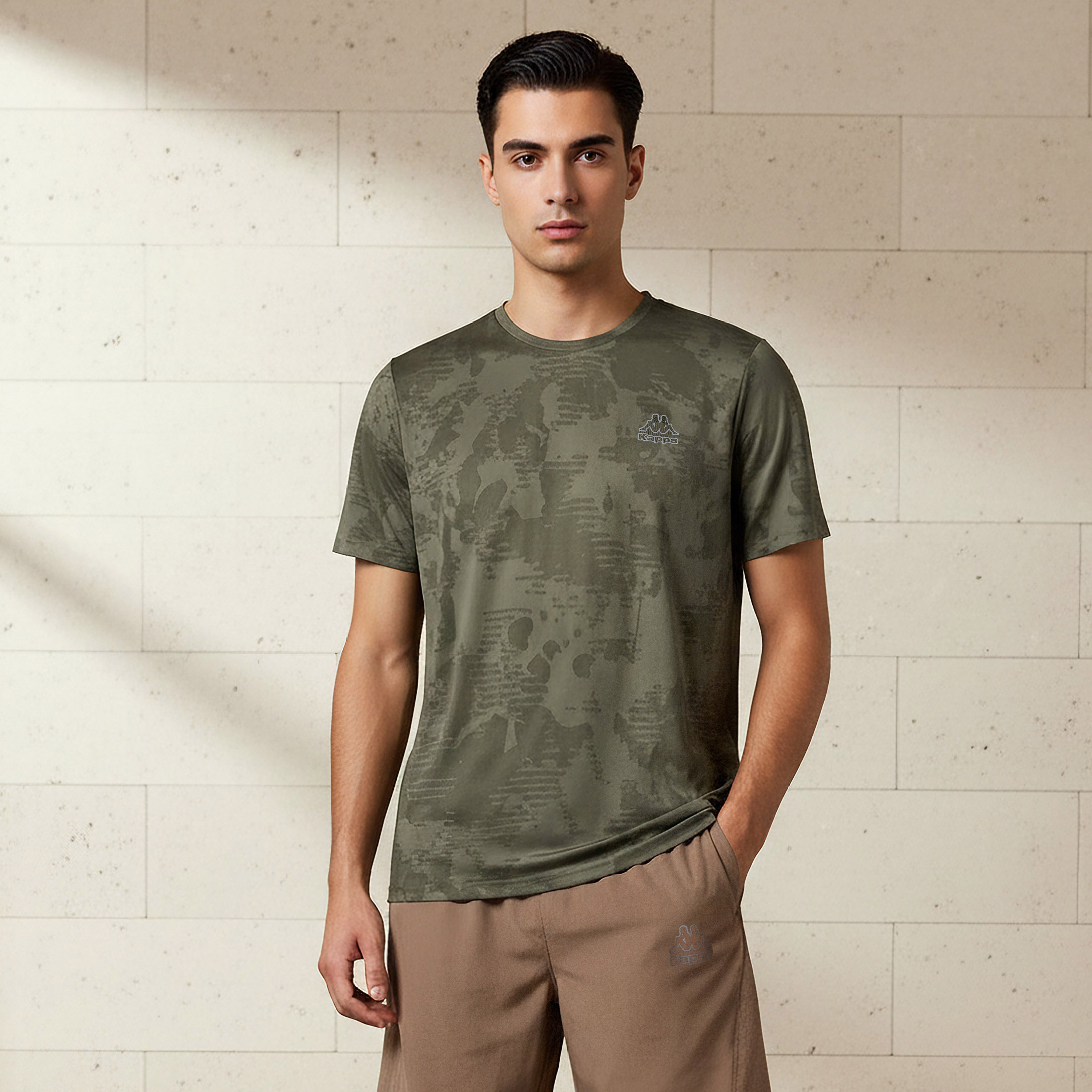 Kappa Men Performance Textured T-shirt-men-clothing-sportswearandactivewear-tshirtsandpolos-image-1