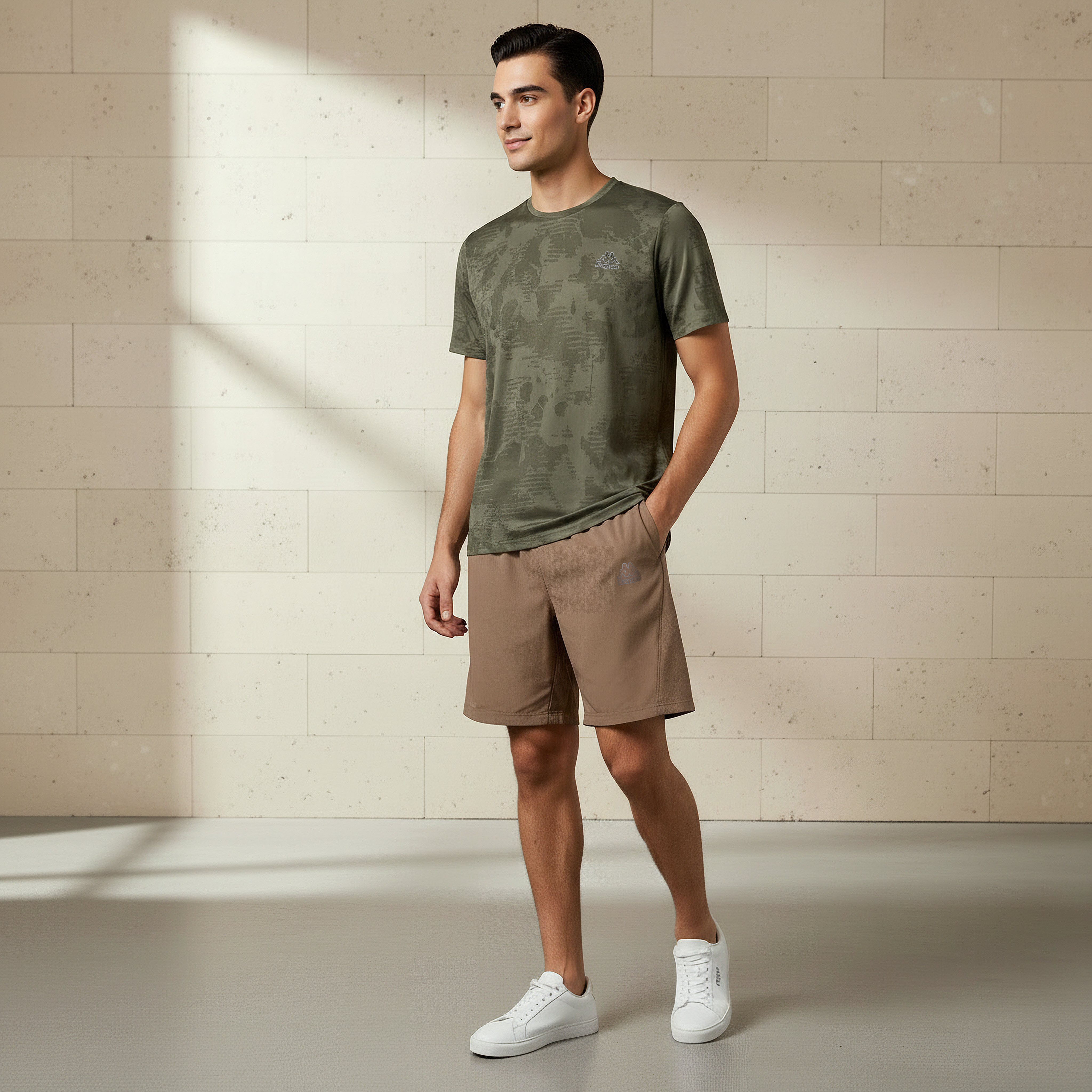 Kappa Men Performance Textured T-shirt-men-clothing-sportswearandactivewear-tshirtsandpolos-image-2