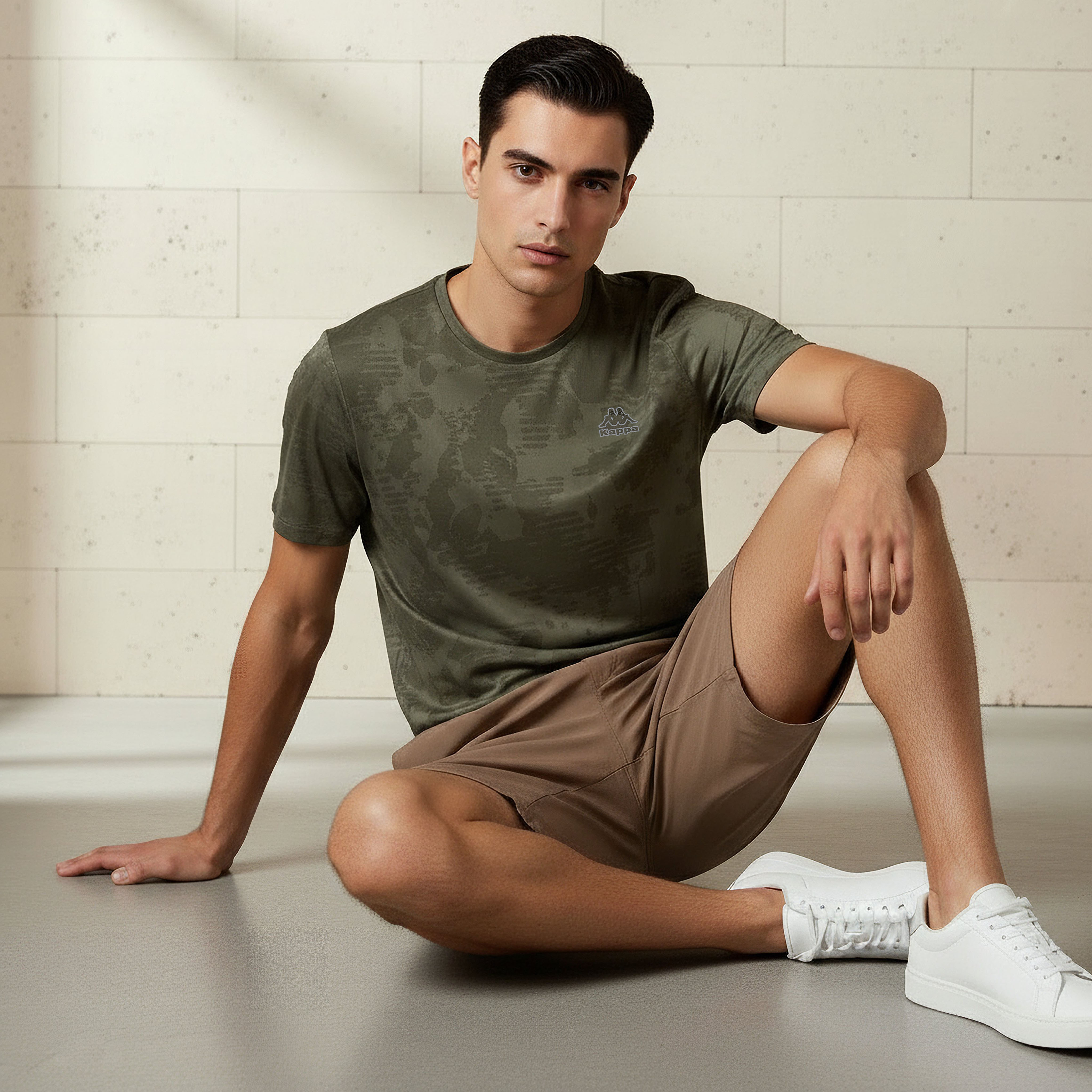 Kappa Men Performance Textured T-shirt-men-clothing-sportswearandactivewear-tshirtsandpolos-image-5