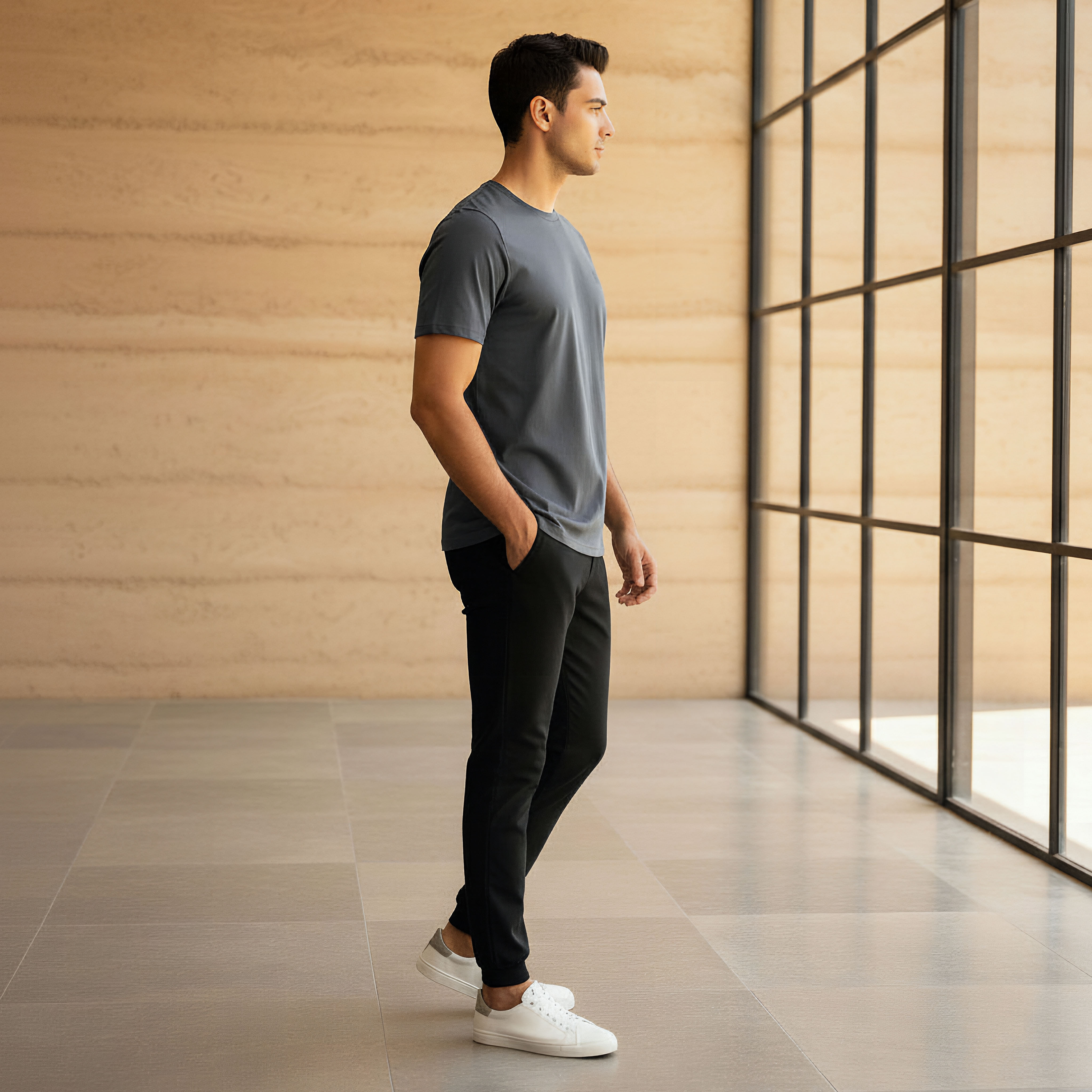 Kappa Men Logo Print T-shirt-men-clothing-sportswearandactivewear-tshirtsandpolos-image-2