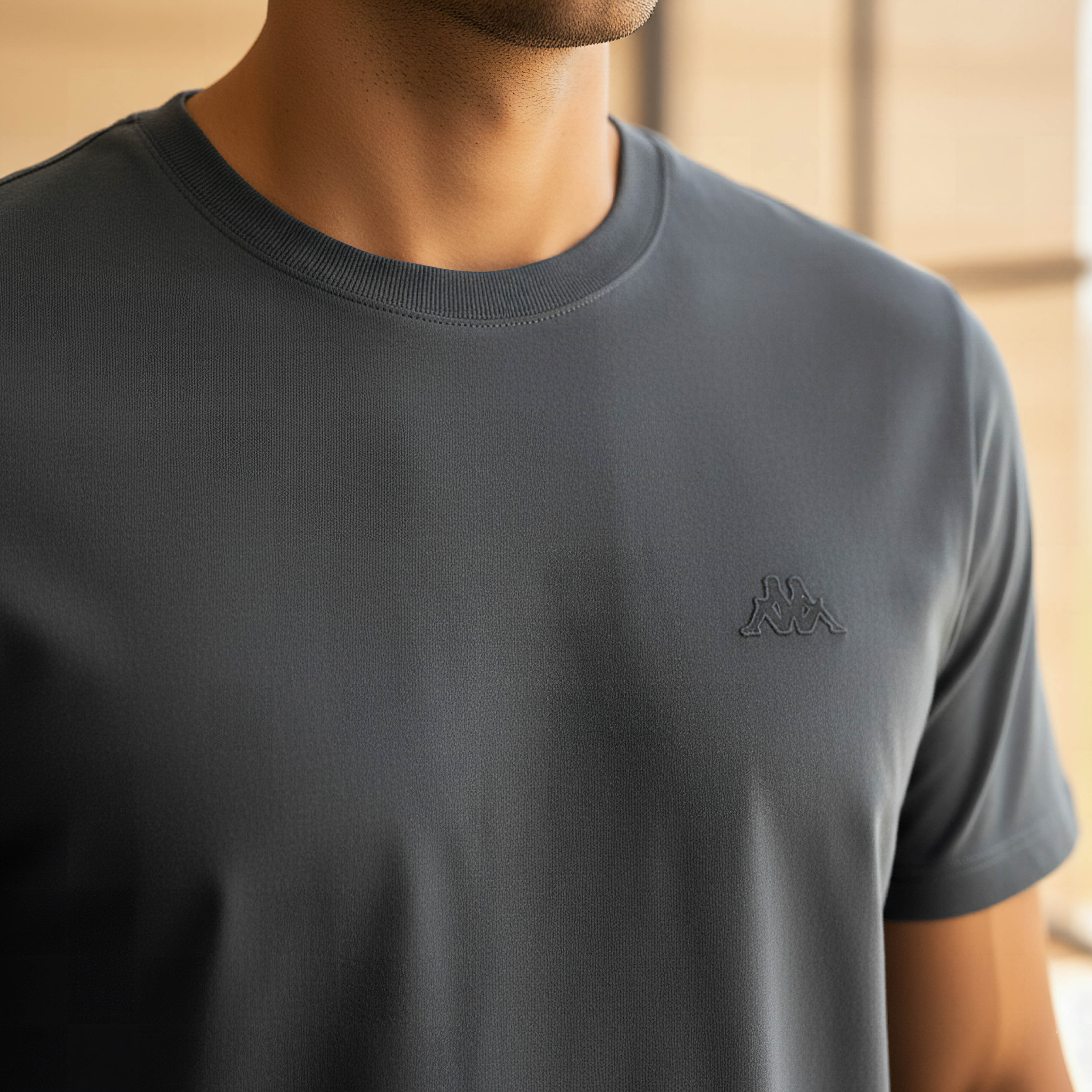 Kappa Men Logo Print T-shirt-men-clothing-sportswearandactivewear-tshirtsandpolos-image-4