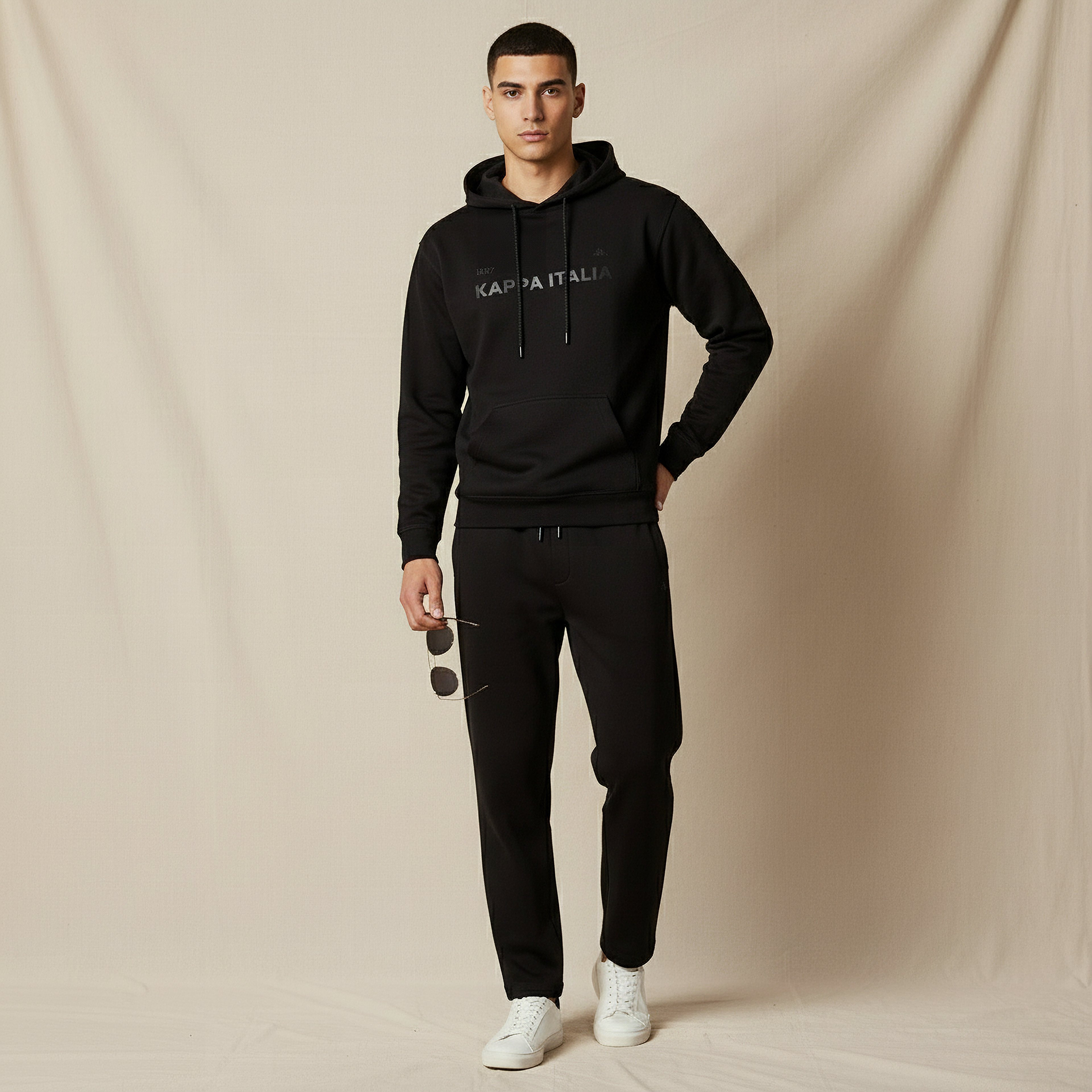 Kappa Men Relaxed Fit Joggers with Pockets-men-clothing-sportswearandactivewear-bottoms-joggers-image-5