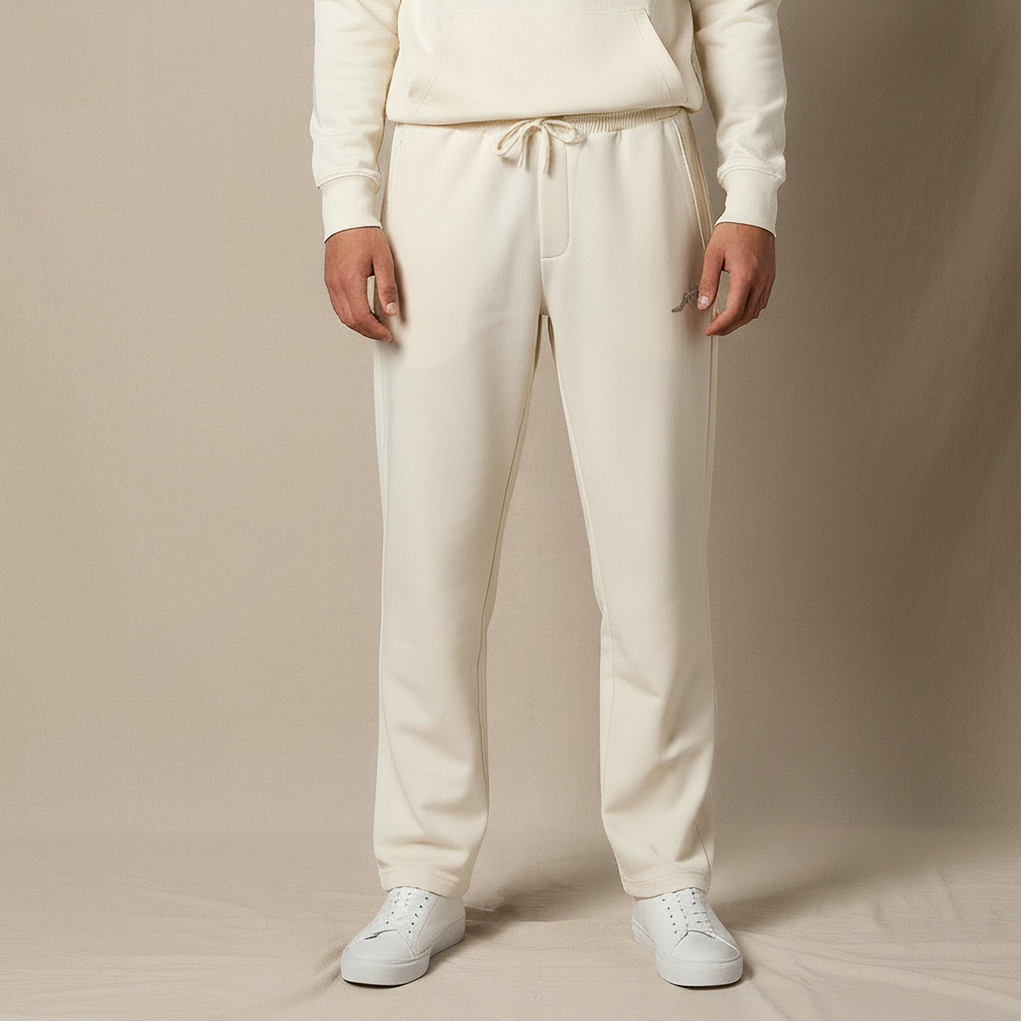 Kappa Men Relaxed Fit Joggers with Pockets-men-clothing-sportswearandactivewear-bottoms-joggers-image-1