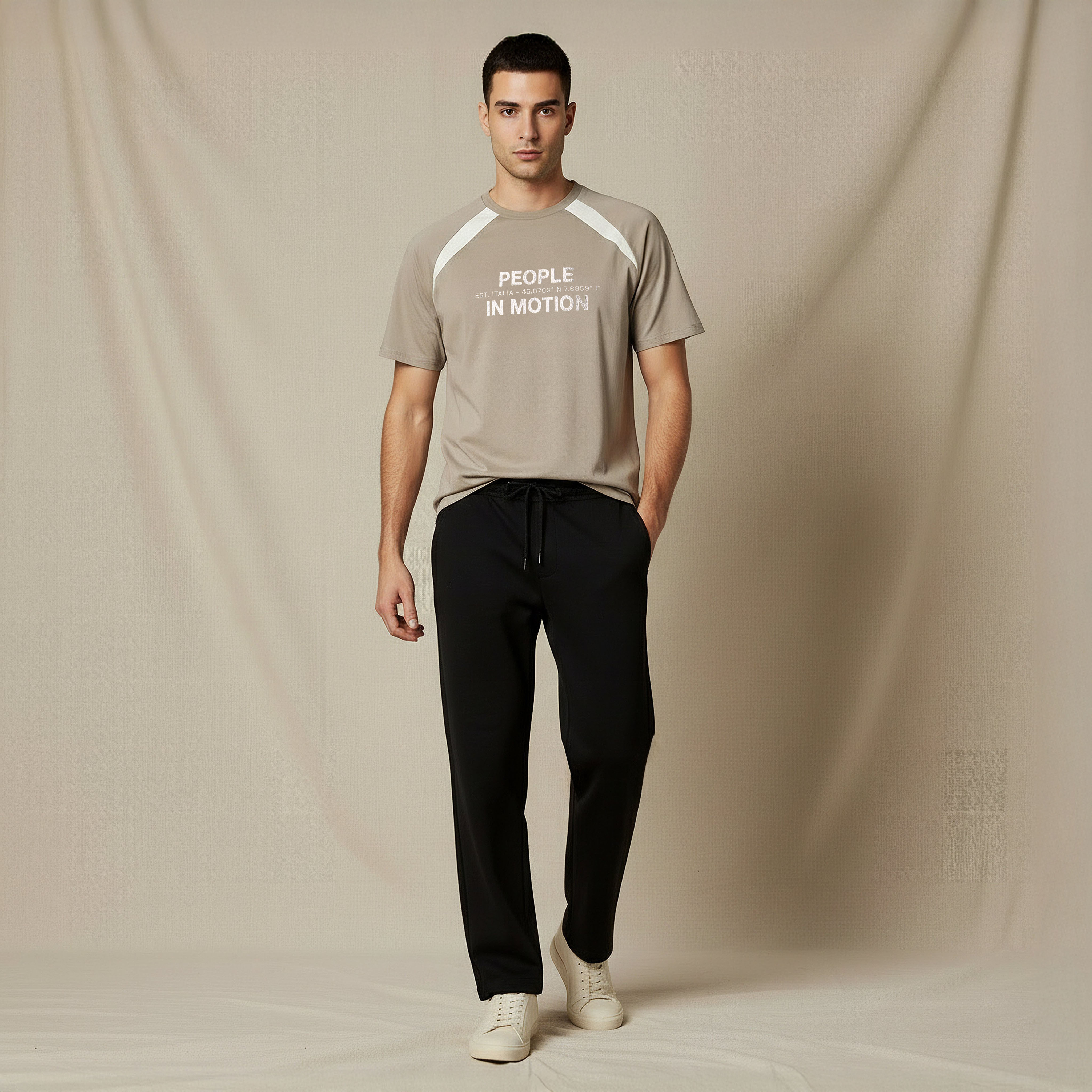 Kappa Men Brush Print T-shirt-men-clothing-sportswearandactivewear-tshirtsandpolos-image-2