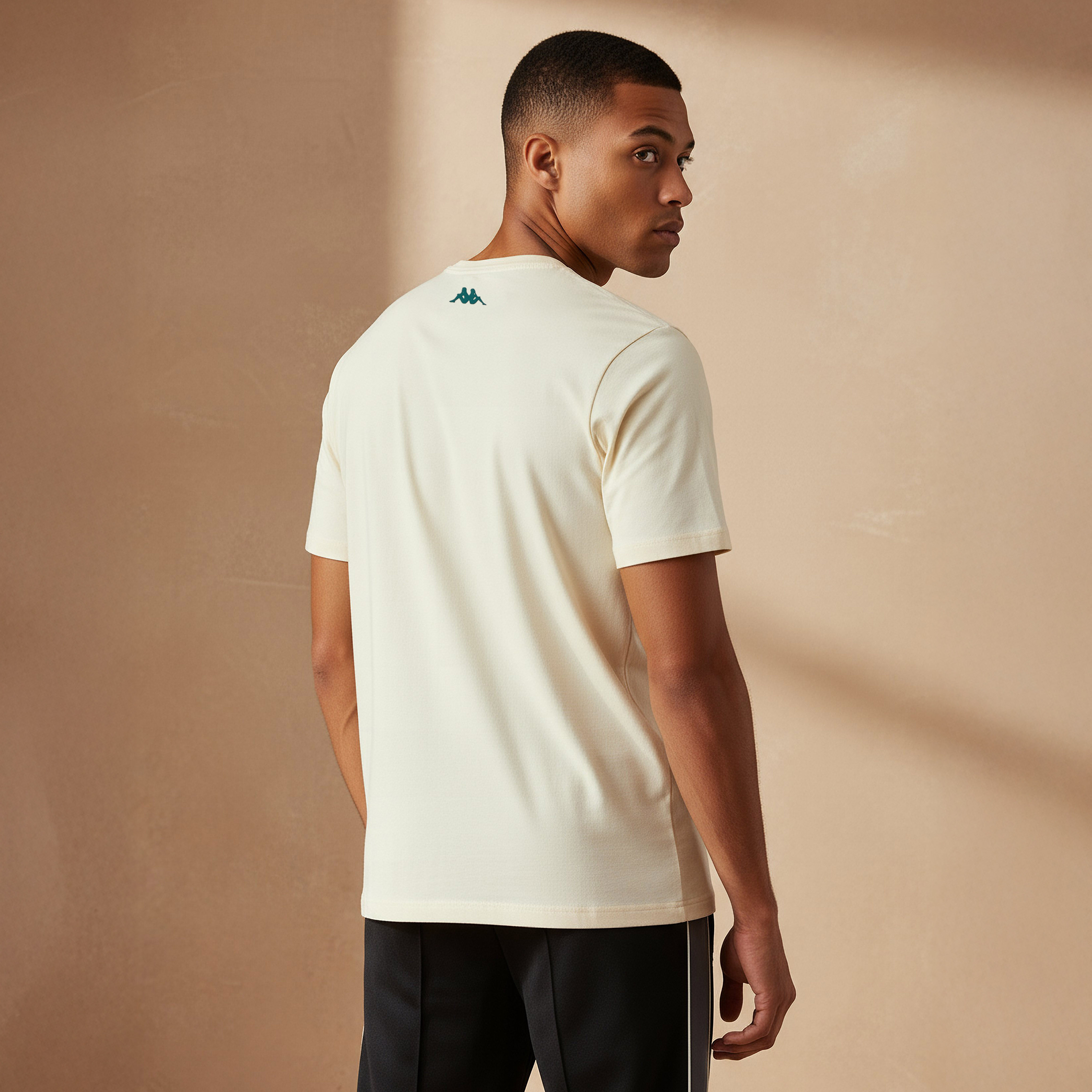 Kappa Men Logo Print T-shirt-men-clothing-sportswearandactivewear-tshirtsandpolos-image-3