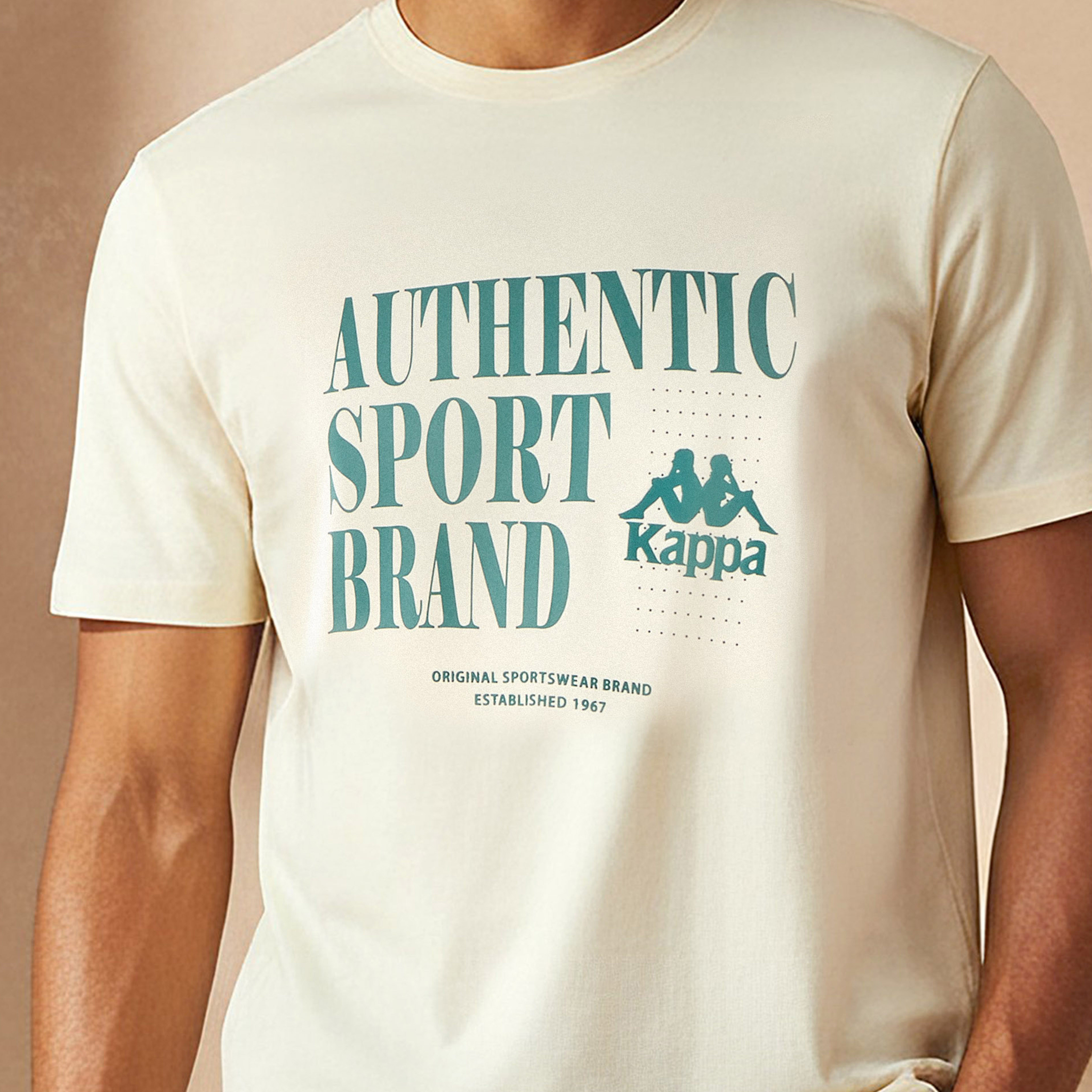 Kappa Men Logo Print T-shirt-men-clothing-sportswearandactivewear-tshirtsandpolos-image-4