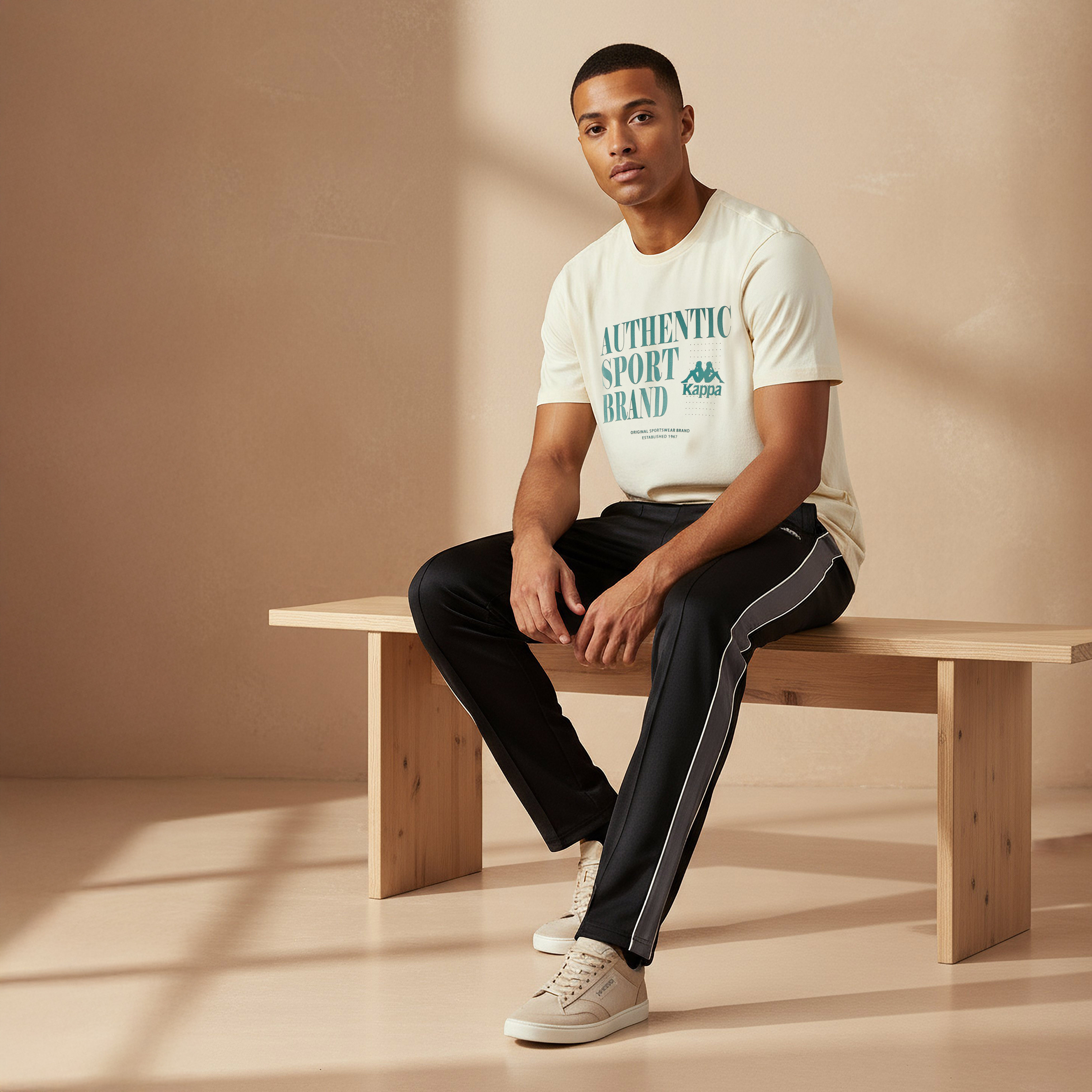 Kappa Men Logo Print T-shirt-men-clothing-sportswearandactivewear-tshirtsandpolos-image-5