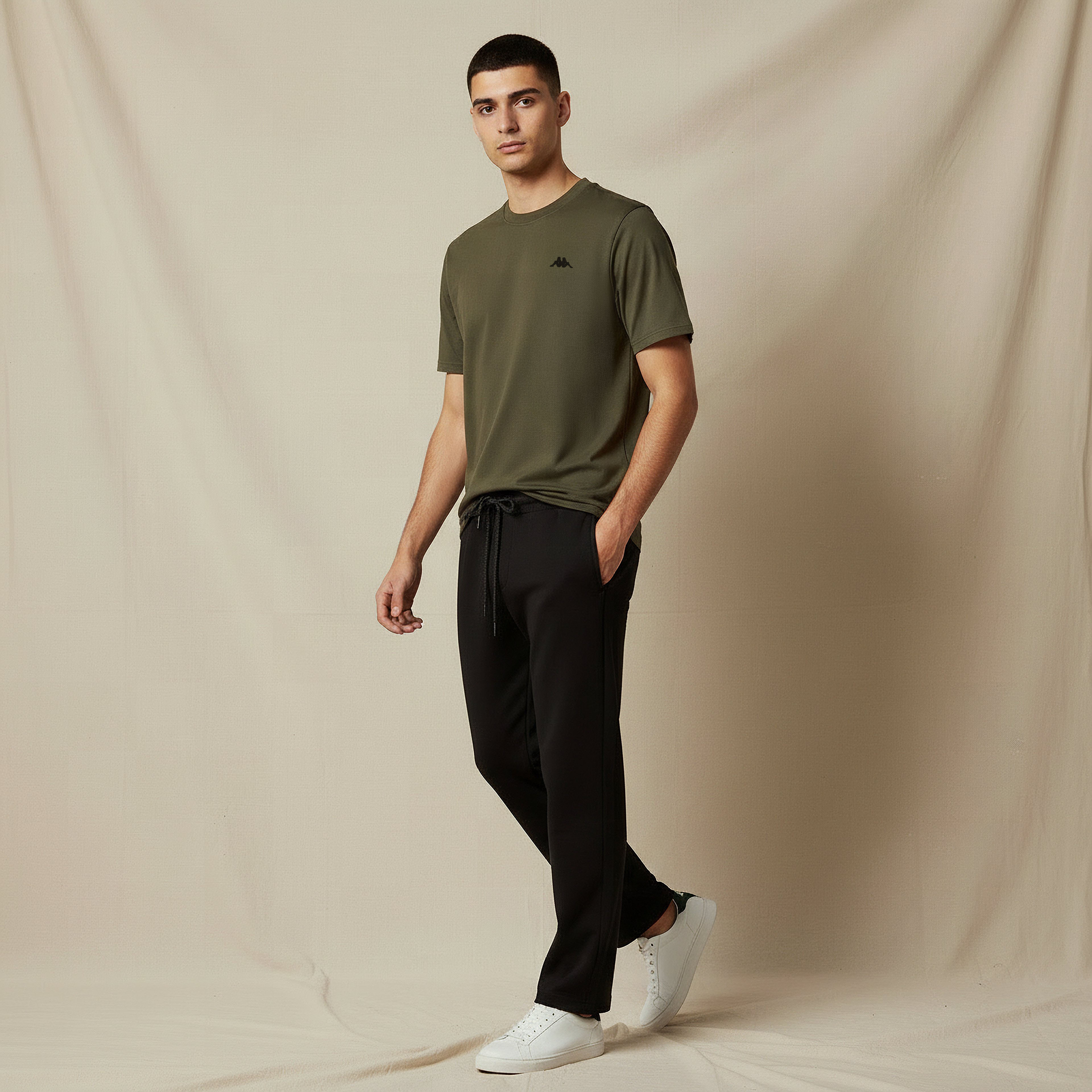 Kappa Men Logo Print T-shirt-men-clothing-sportswearandactivewear-tshirtsandpolos-image-2