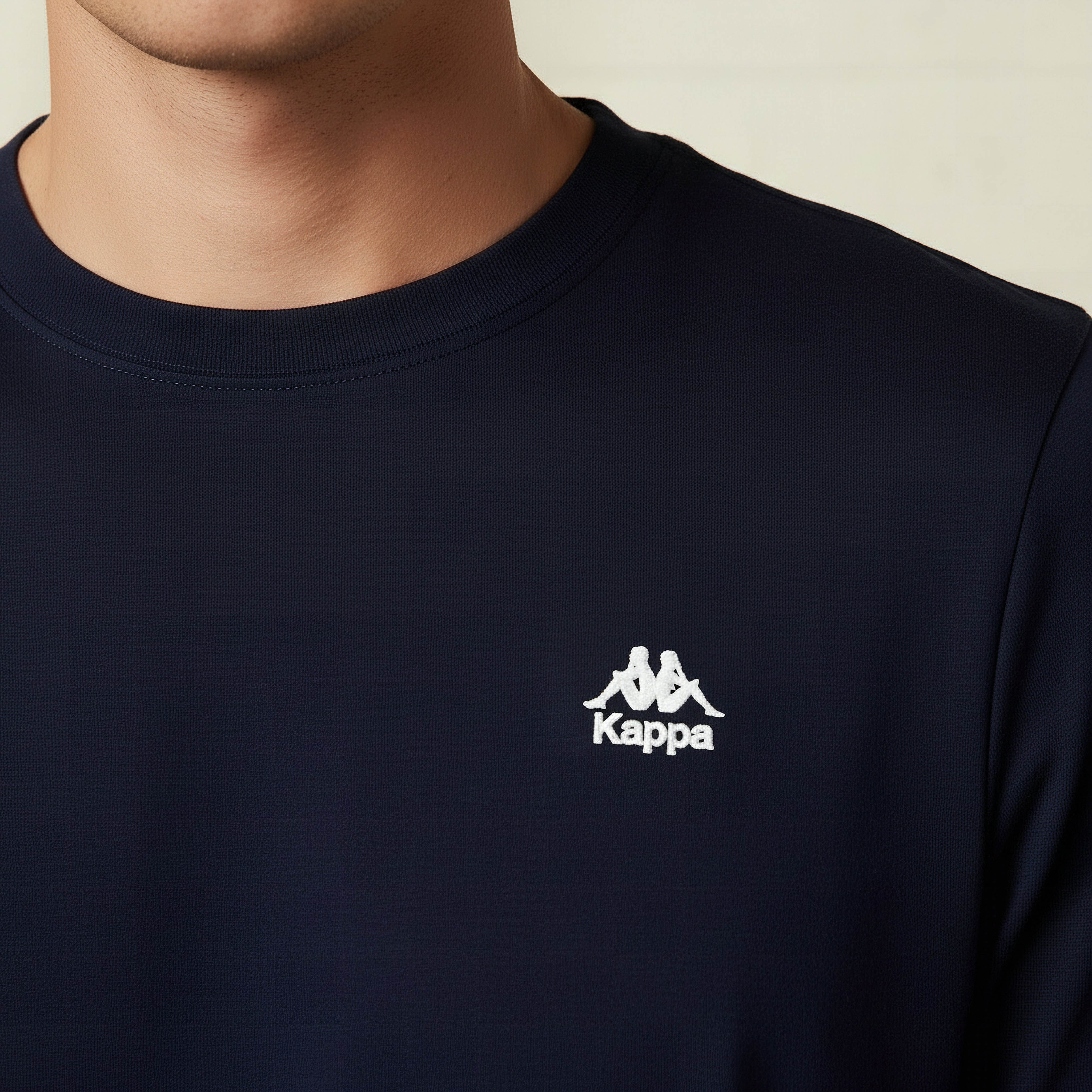 Kappa Men Logo Print T-shirt-men-clothing-sportswearandactivewear-tshirtsandpolos-image-4