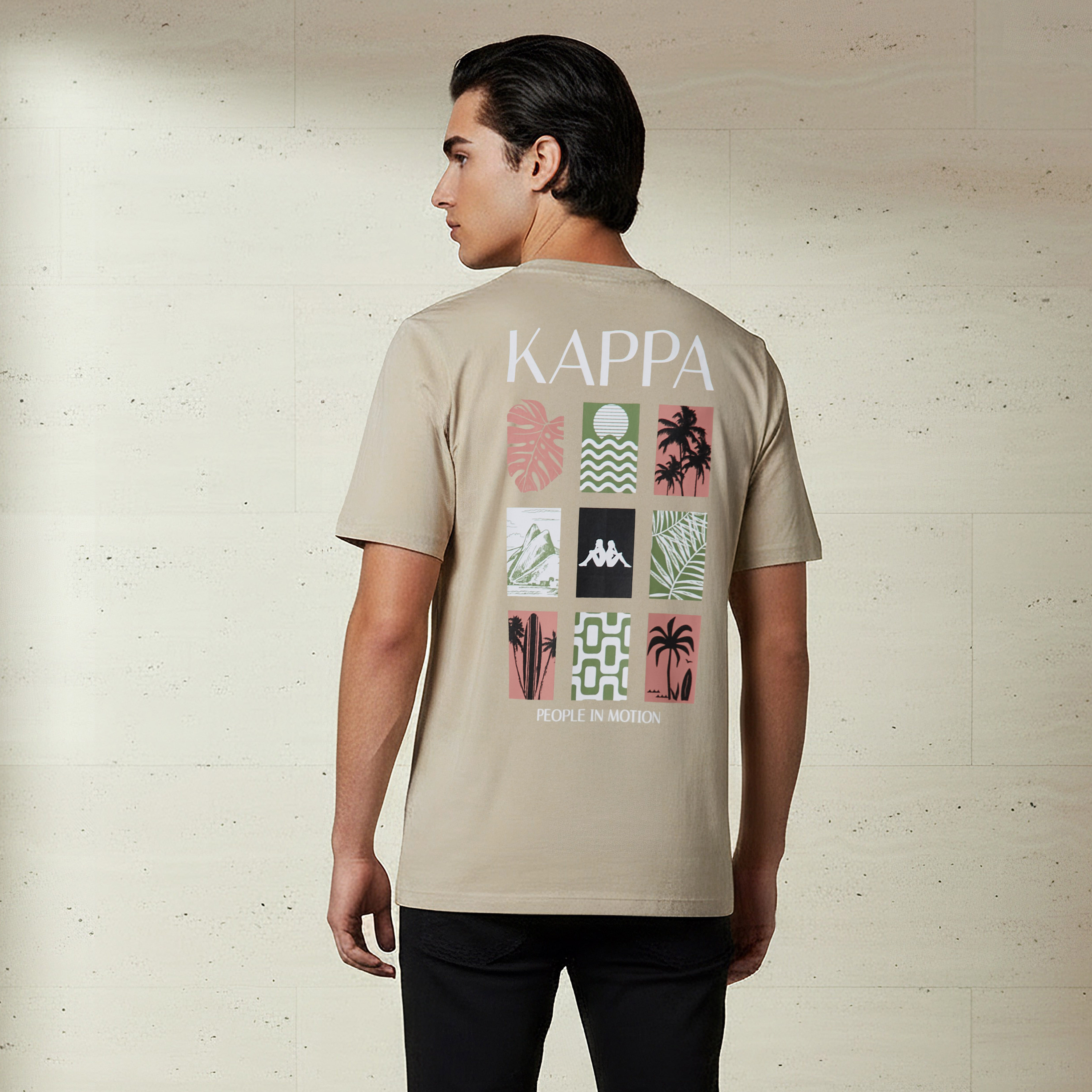 Kappa Men Logo Print T-shirt-men-clothing-sportswearandactivewear-tshirtsandpolos-image-3