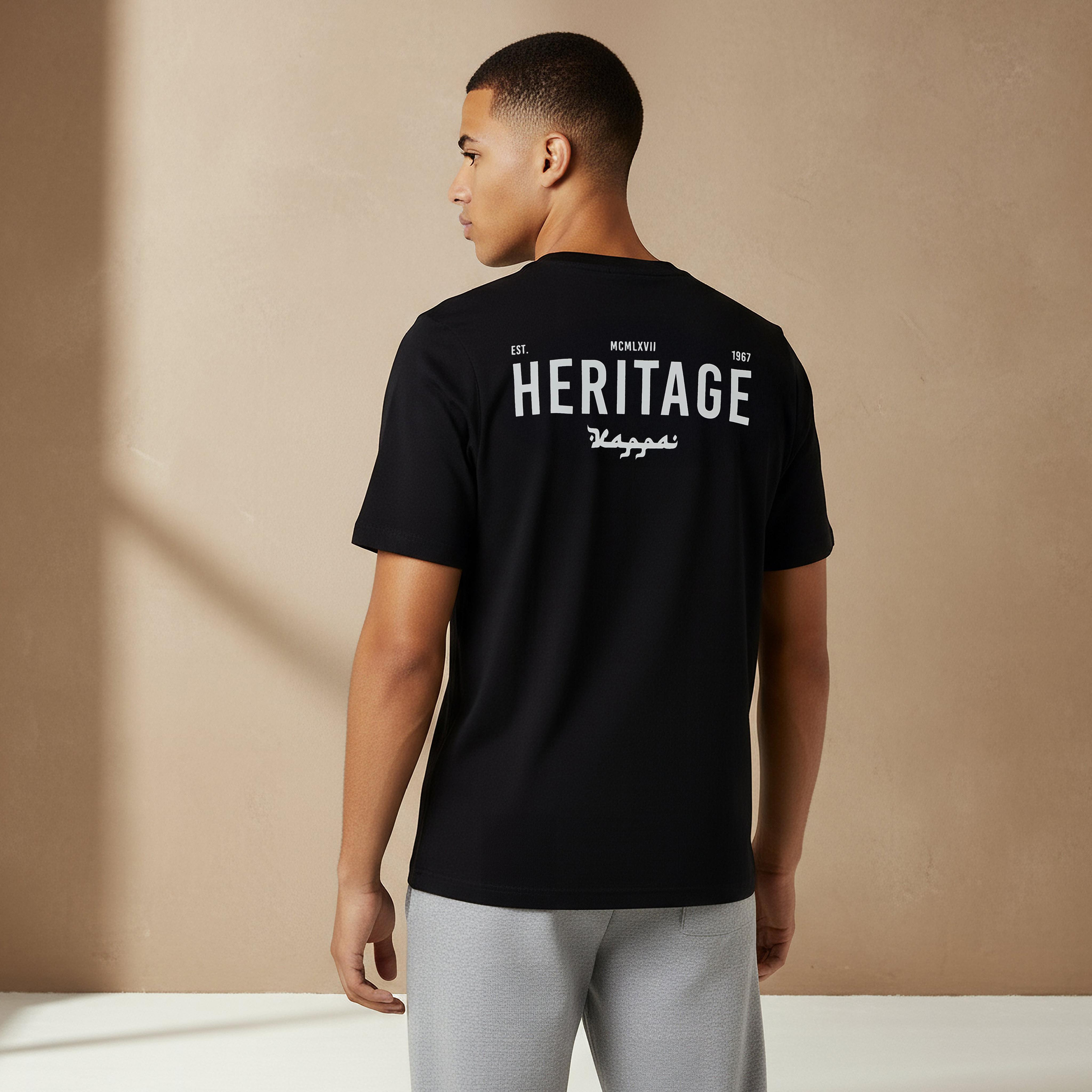Kappa Men Logo Print T-shirt-men-clothing-sportswearandactivewear-tshirtsandpolos-image-3