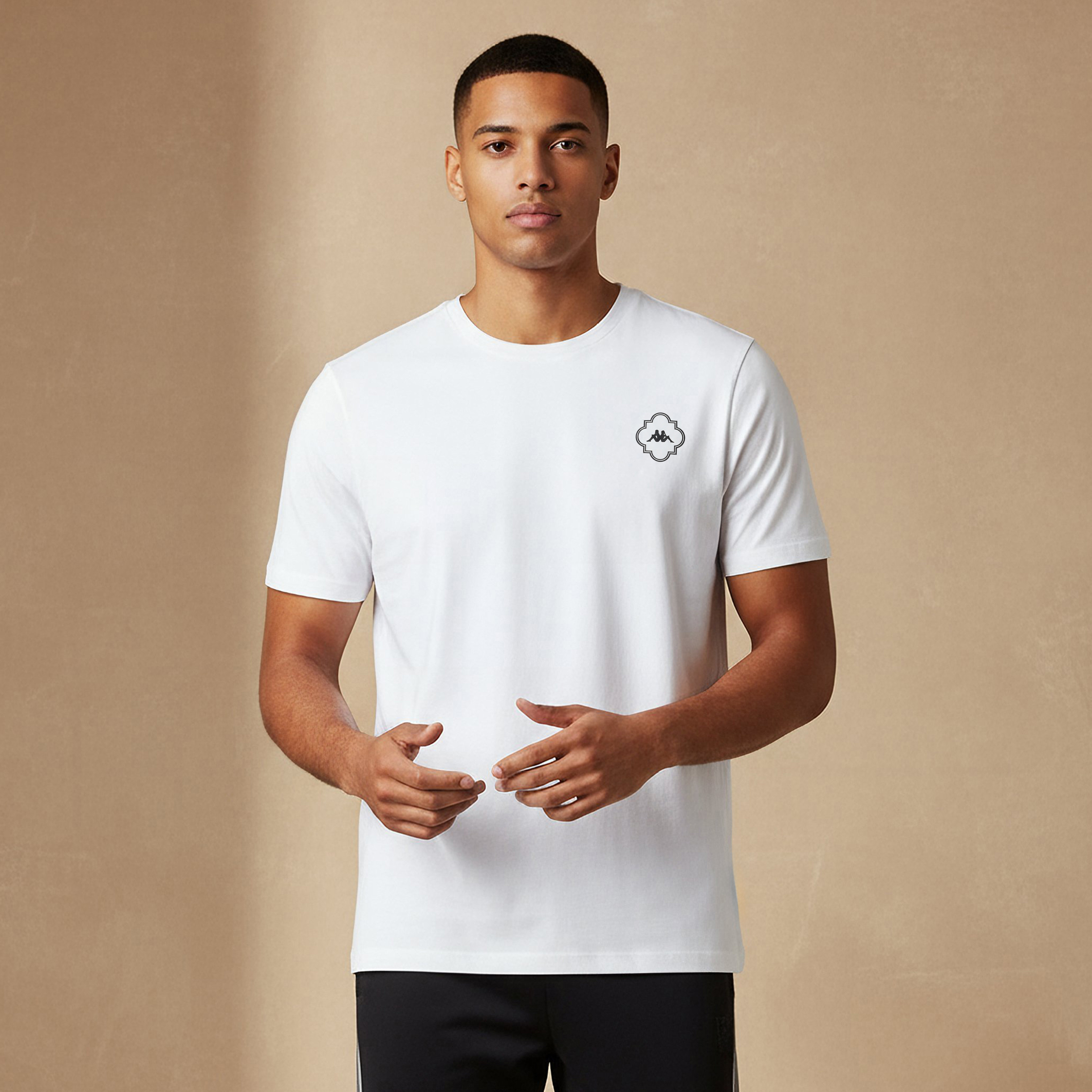 Kappa Men Logo Print T-shirt-men-clothing-sportswearandactivewear-tshirtsandpolos-image-1