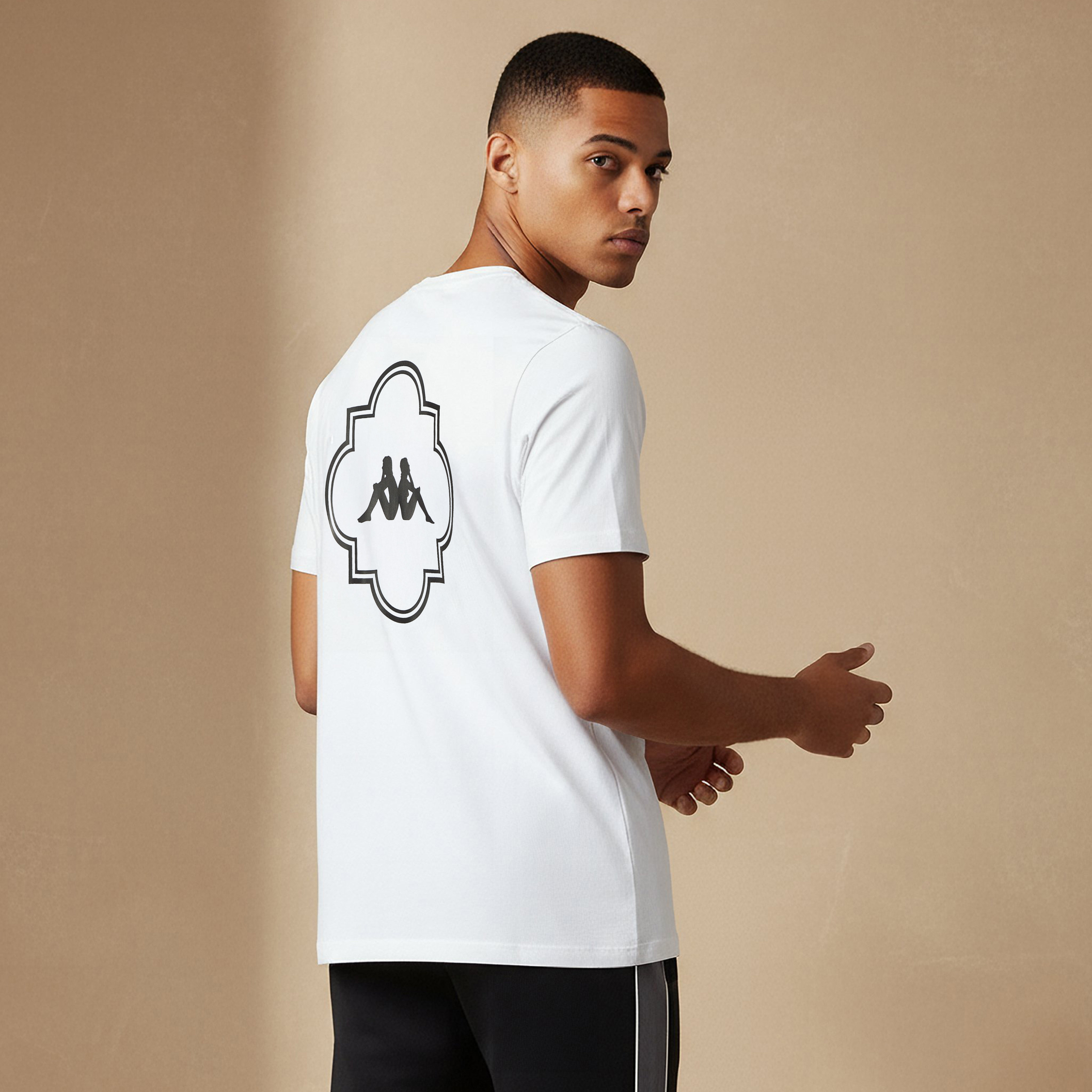 Kappa Men Logo Print T-shirt-men-clothing-sportswearandactivewear-tshirtsandpolos-image-3