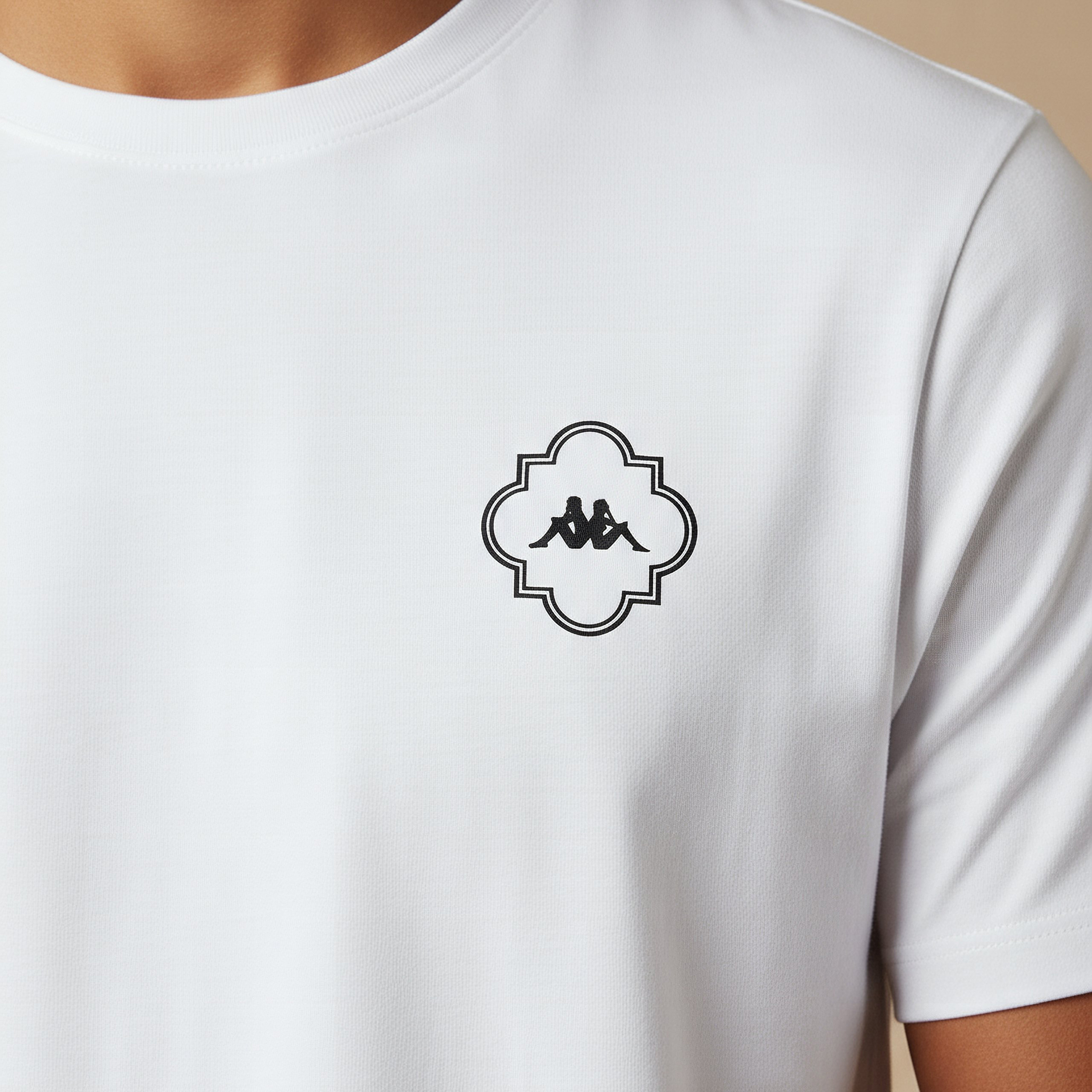 Kappa Men Logo Print T-shirt-men-clothing-sportswearandactivewear-tshirtsandpolos-image-4