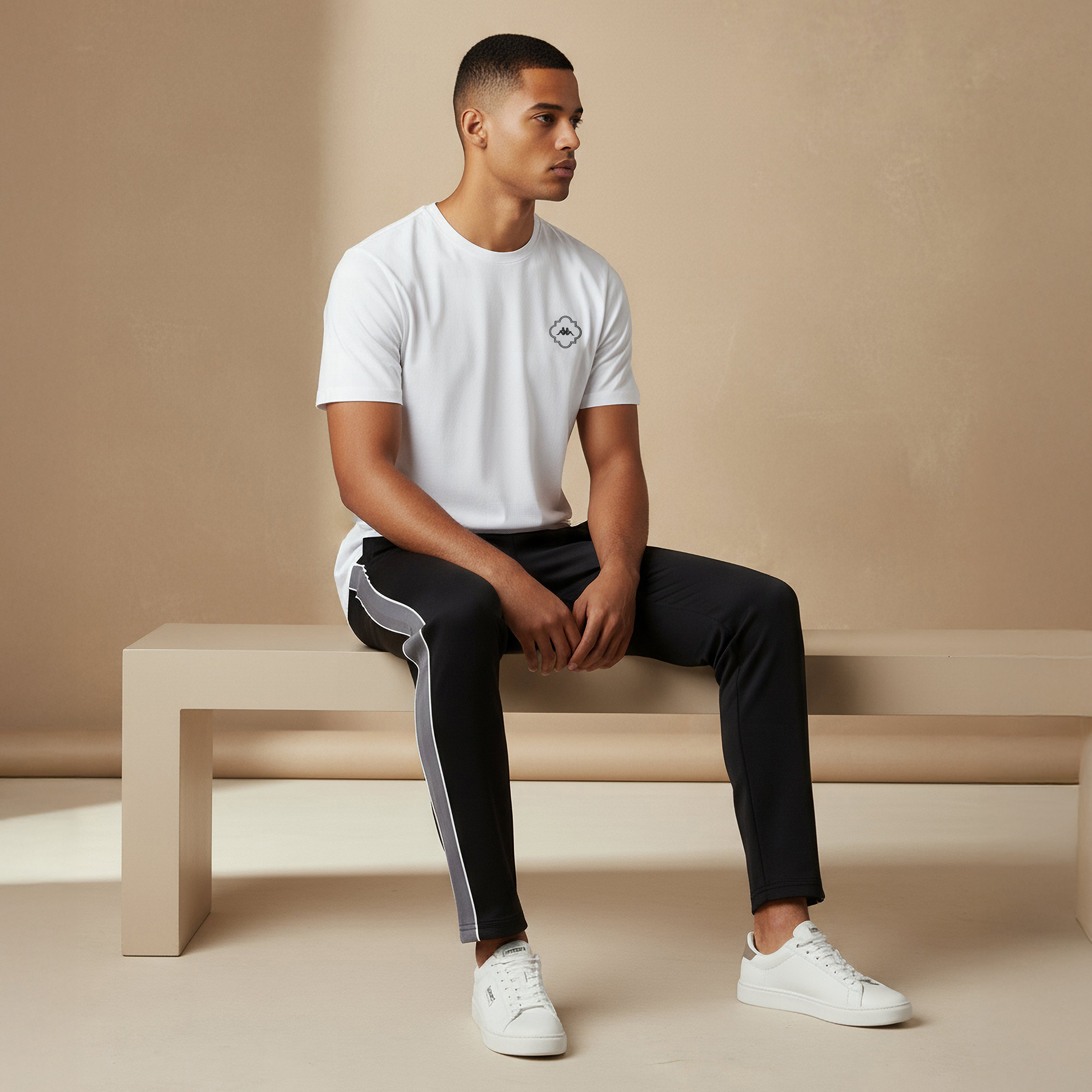 Kappa Men Logo Print T-shirt-men-clothing-sportswearandactivewear-tshirtsandpolos-image-5