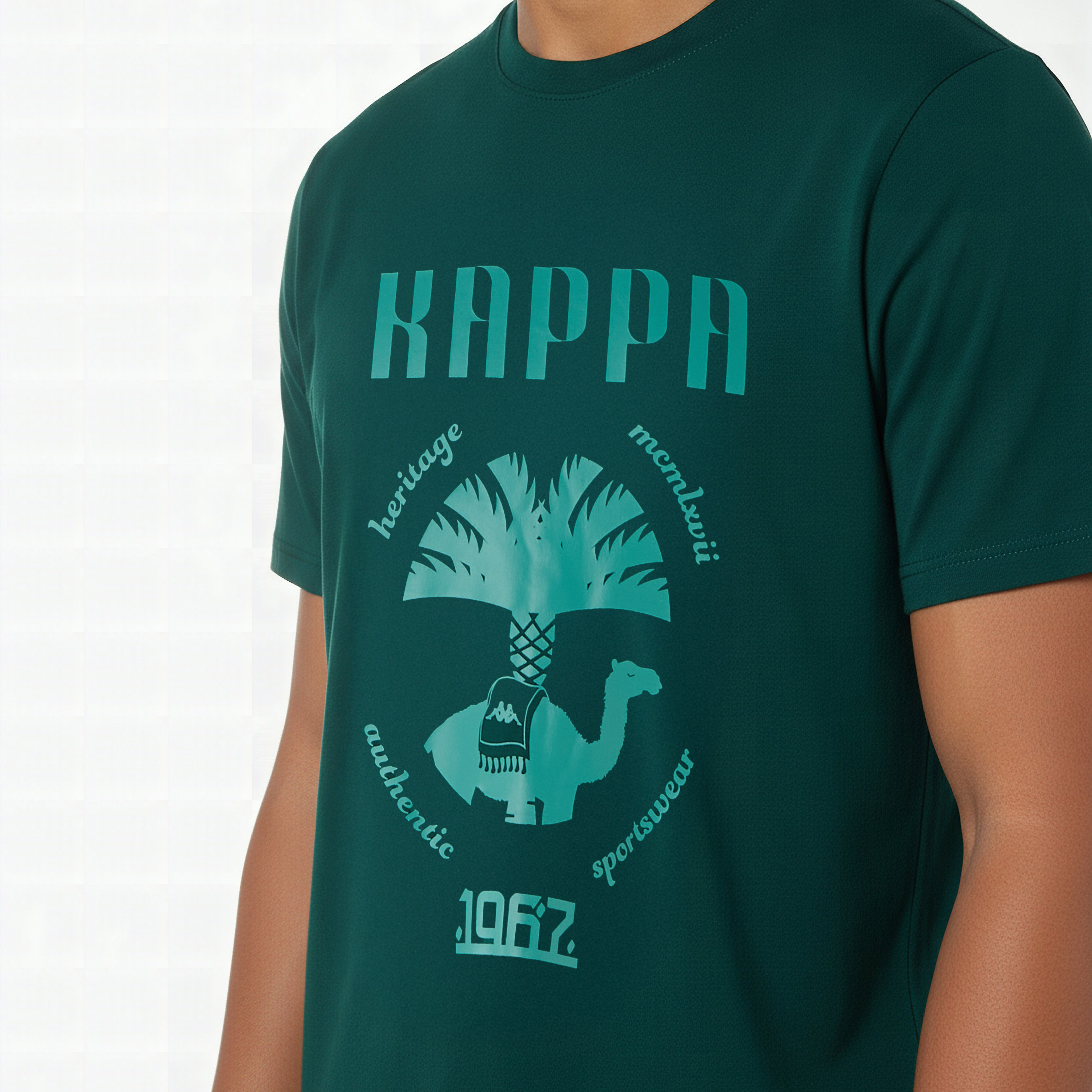 Kappa Men Logo Print T-shirt-men-clothing-sportswearandactivewear-tshirtsandpolos-image-4
