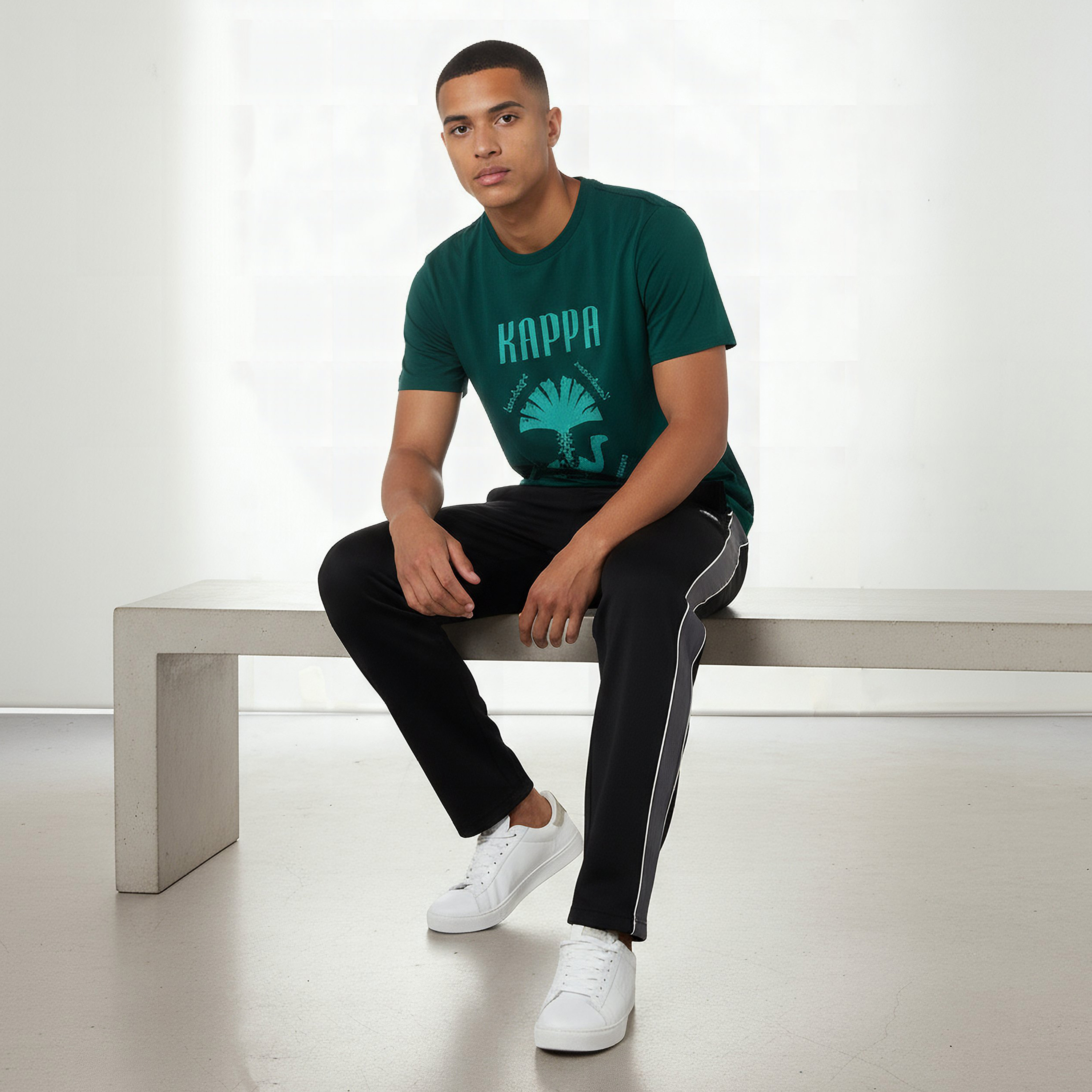 Kappa Men Logo Print T-shirt-men-clothing-sportswearandactivewear-tshirtsandpolos-image-5