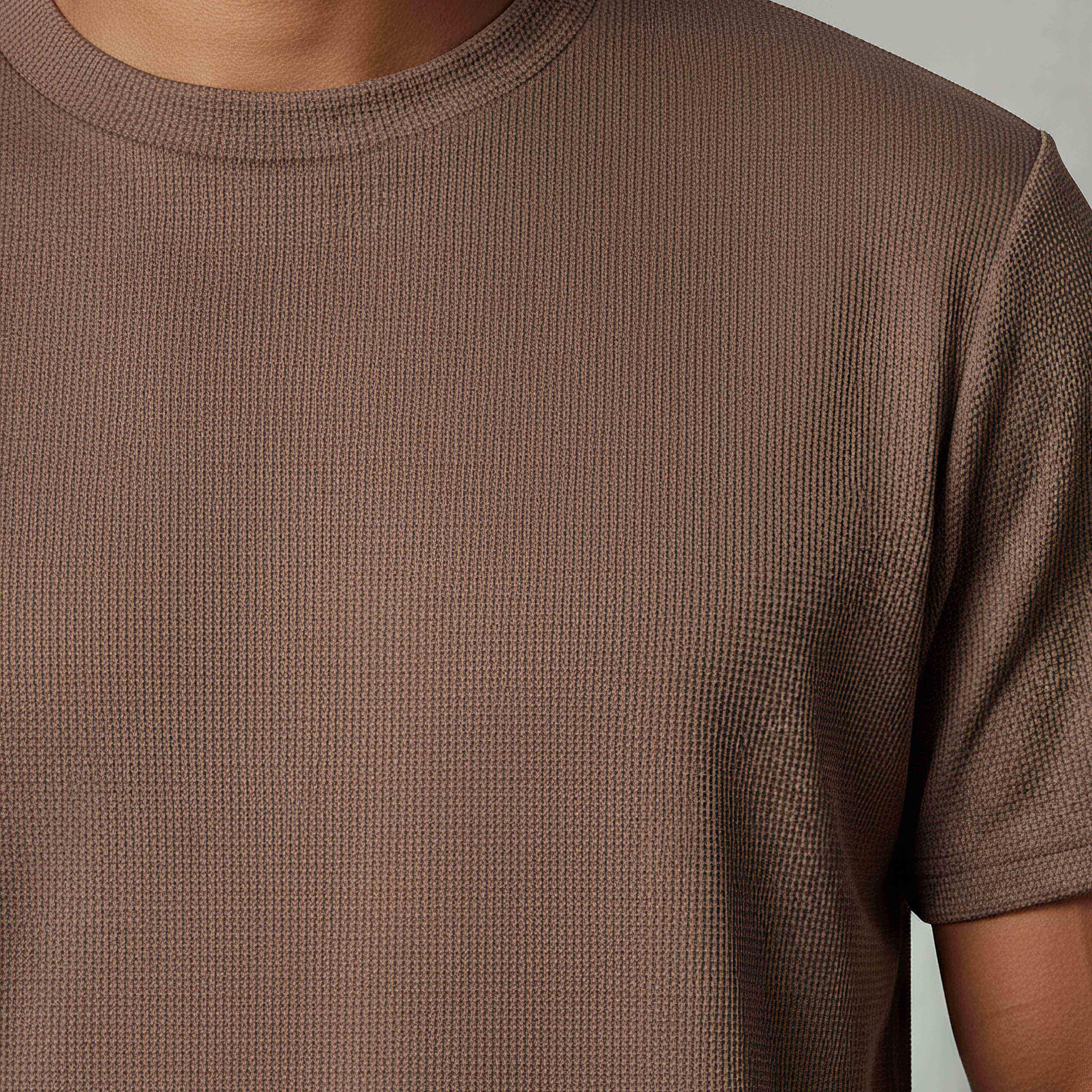 تيشيرت رجالي بملمس وافل مطّاط باتجاهين من لوف بانغولين-men-clothing-sportswearandactivewear-tshirtsandpolos-image-4