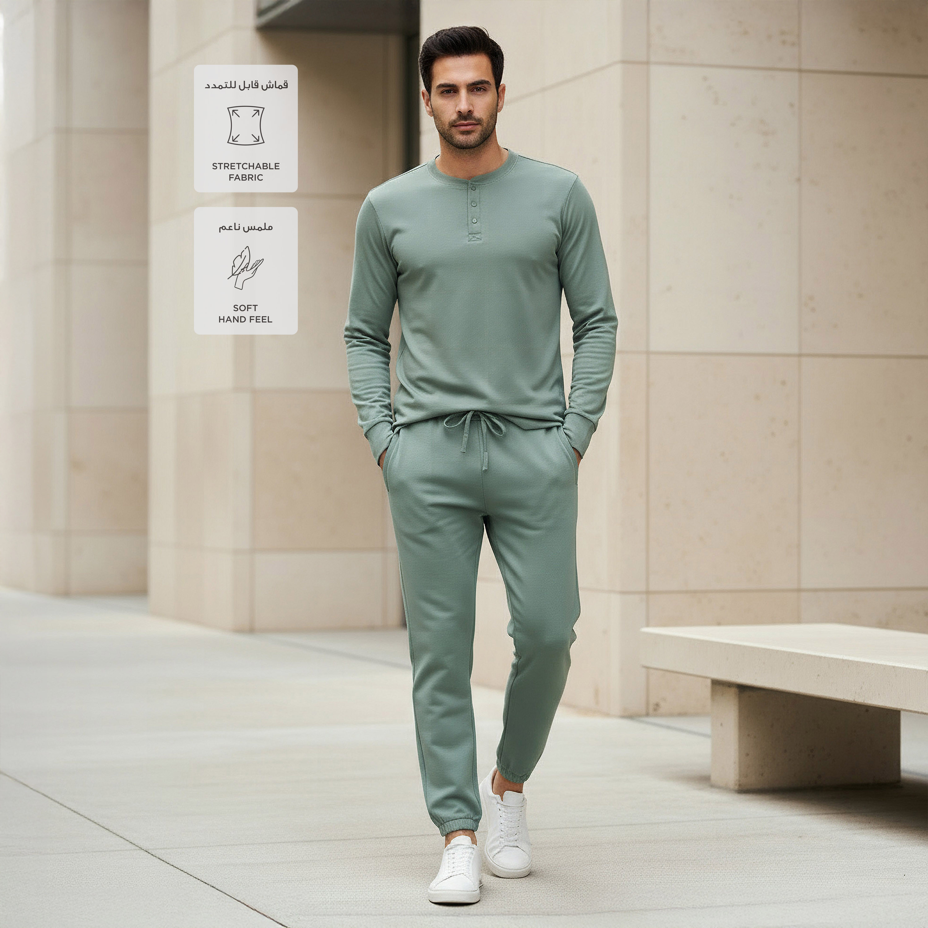 Love Pangolin Men Regular Fit Joggers with Pockets-men-clothing-sportswearandactivewear-bottoms-joggers-image-2