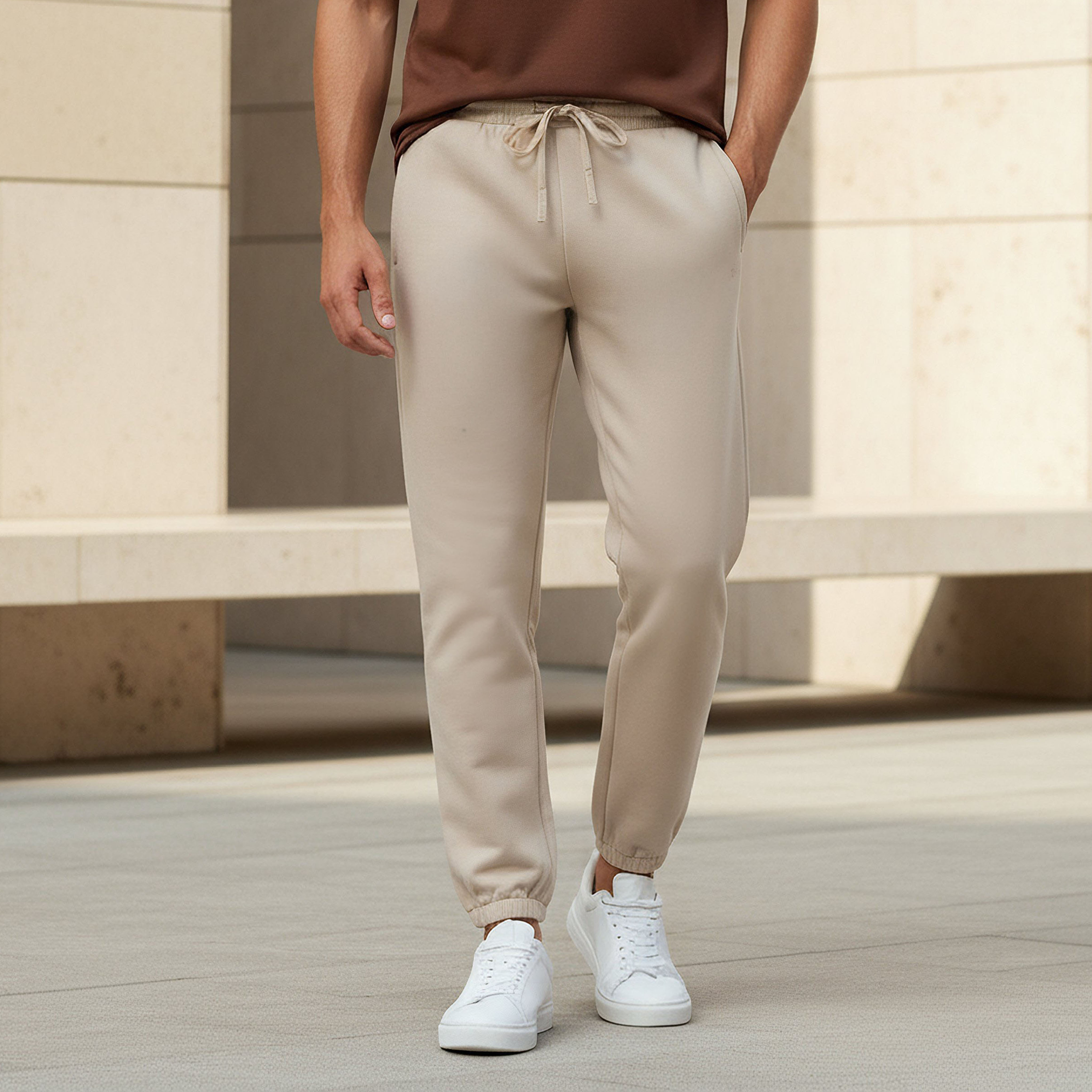 Love Pangolin Men Regular Fit Joggers with Pockets-men-clothing-sportswearandactivewear-bottoms-joggers-image-1