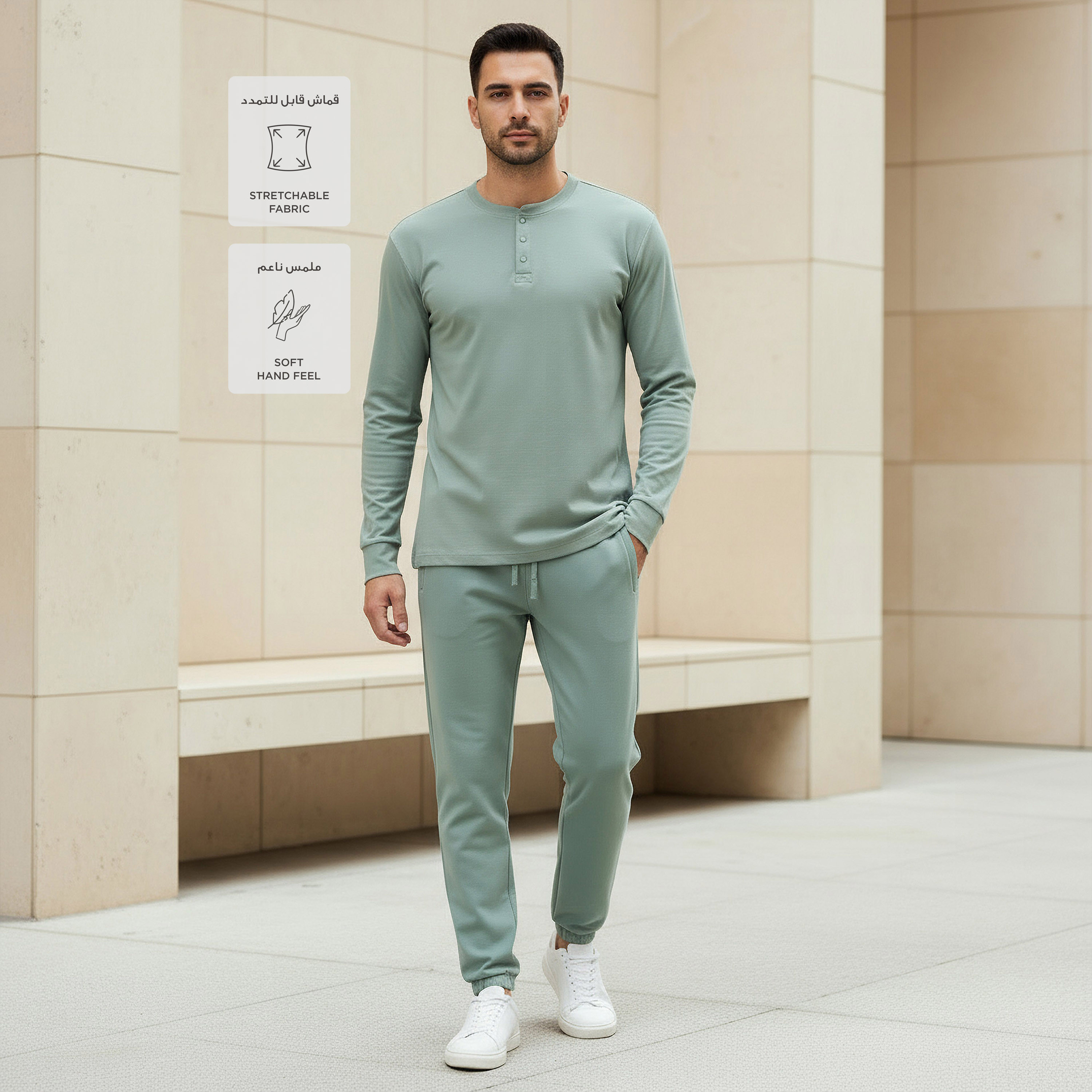 Love Pangolin Men Henley Neck T-shirt-men-clothing-sportswearandactivewear-tshirtsandpolos-image-2