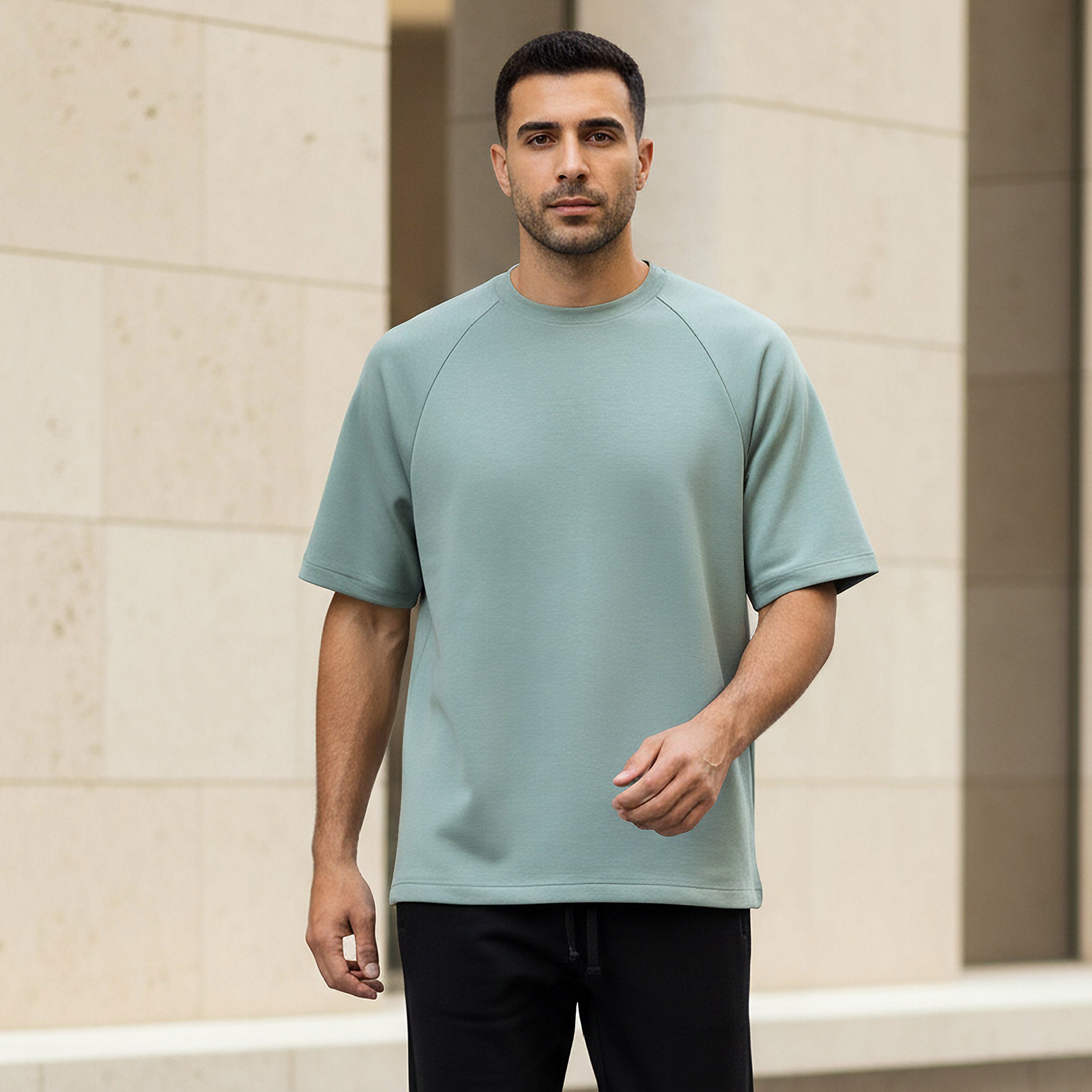 Love Pangolin Men Raglan Sleeve Oversized T-shirt-men-clothing-sportswearandactivewear-tshirtsandpolos-image-1