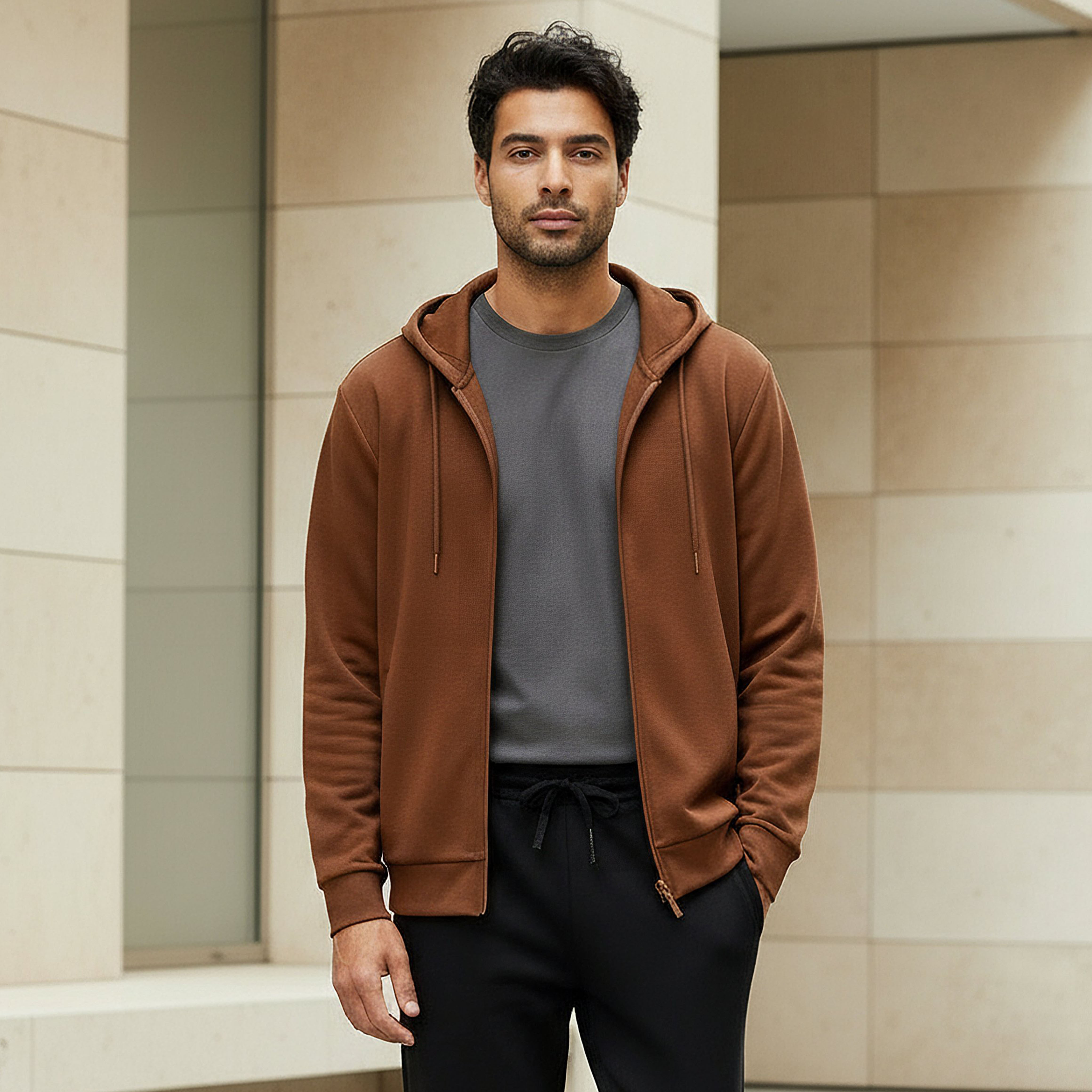 Love Pangolin Men Relaxed Fit Hoodie-men-winterwear-hoodiesandsweatshirts-image-1